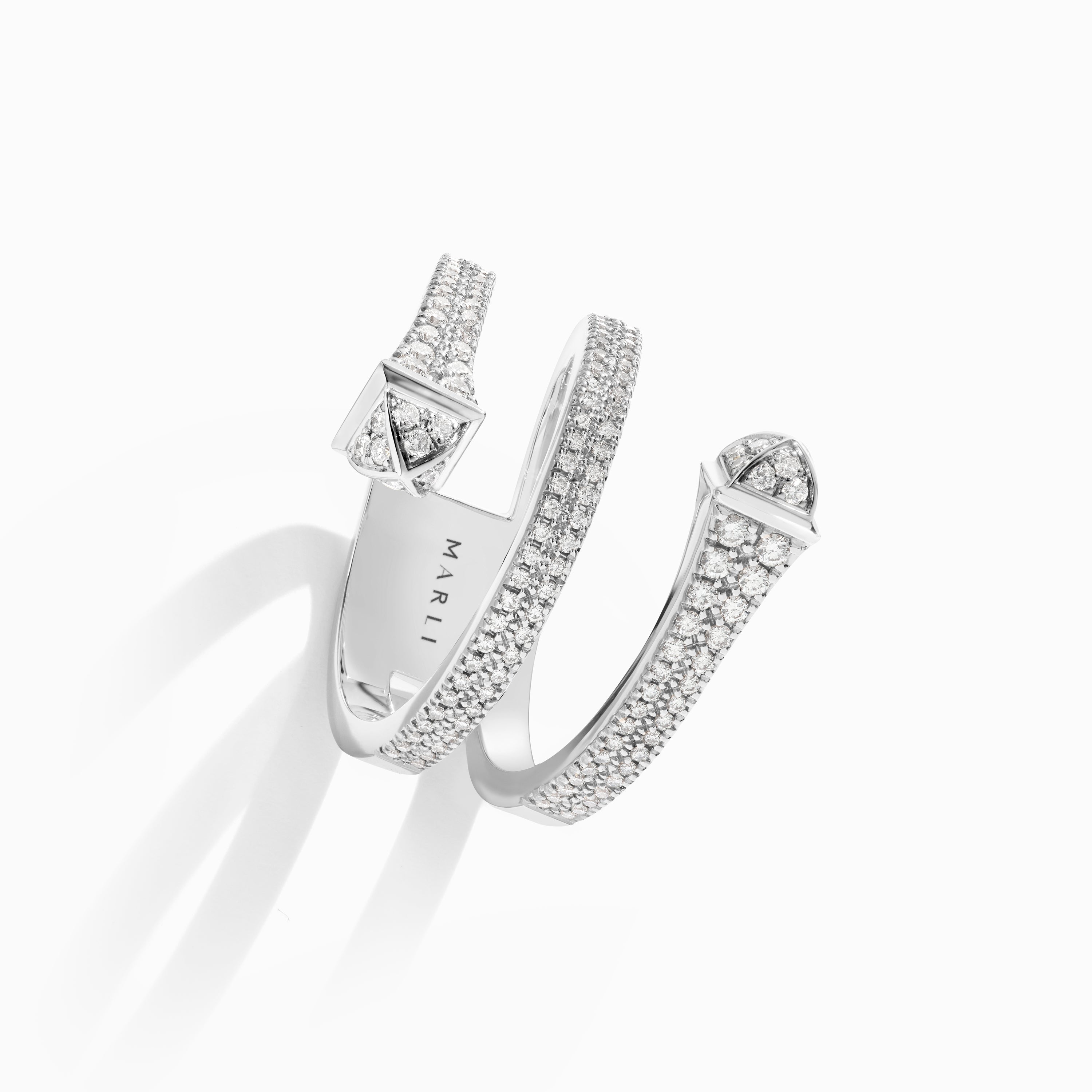 Cleo Full Diamond Twist Ring — фото 8