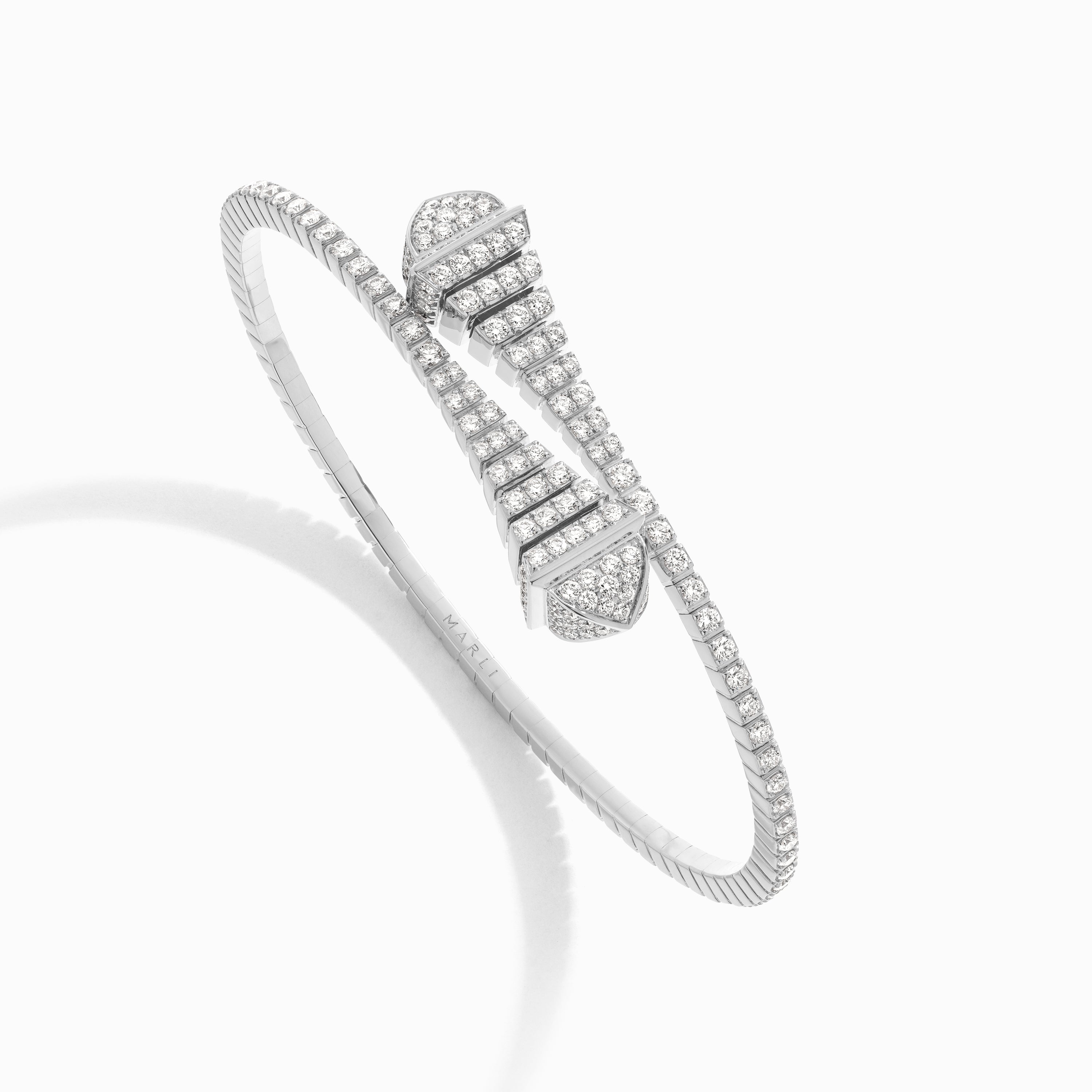 Cleo Rev Full Diamond Slim Slip-On Bracelet — фото 10