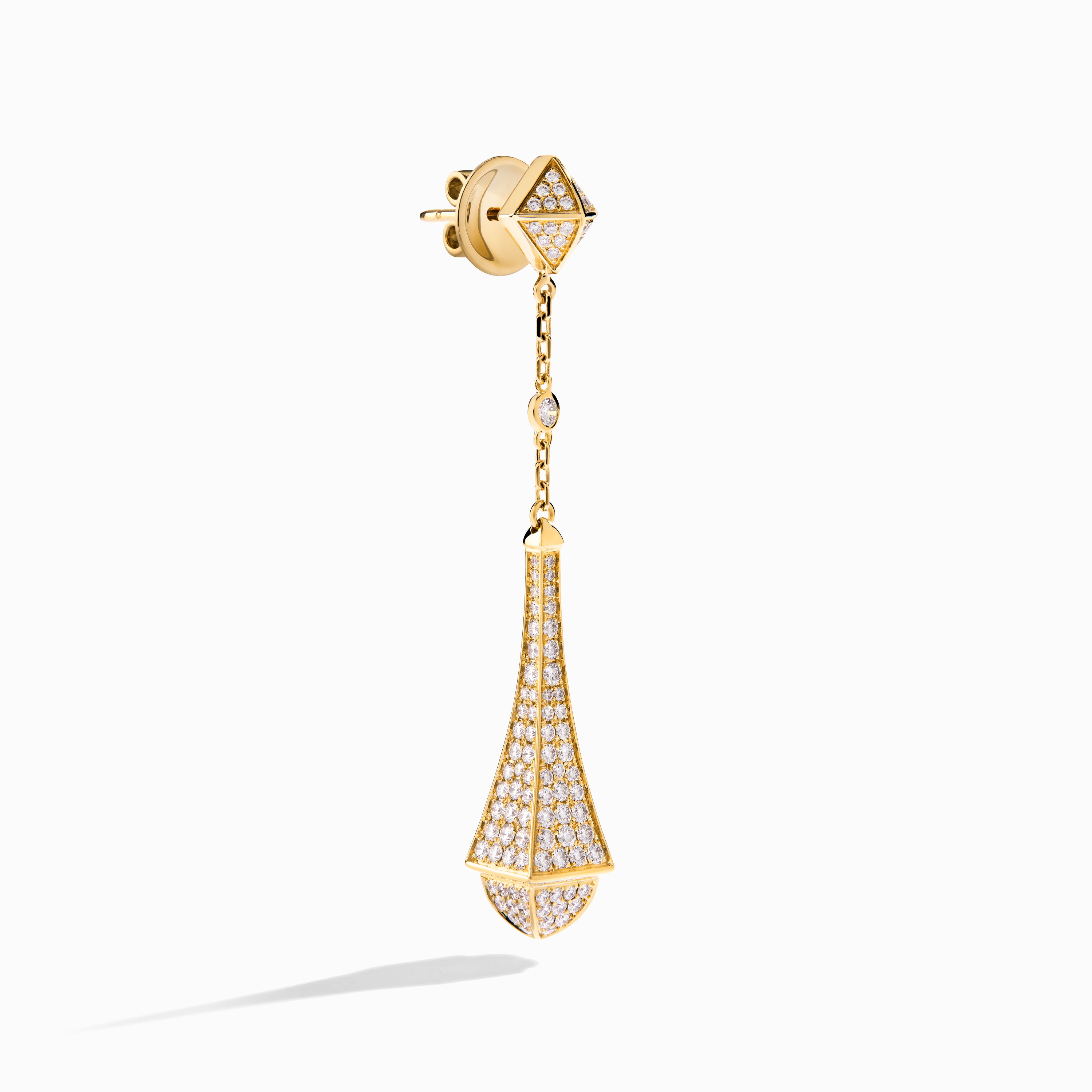 Cleo Full Diamond Teardrop Earrings — фото 2