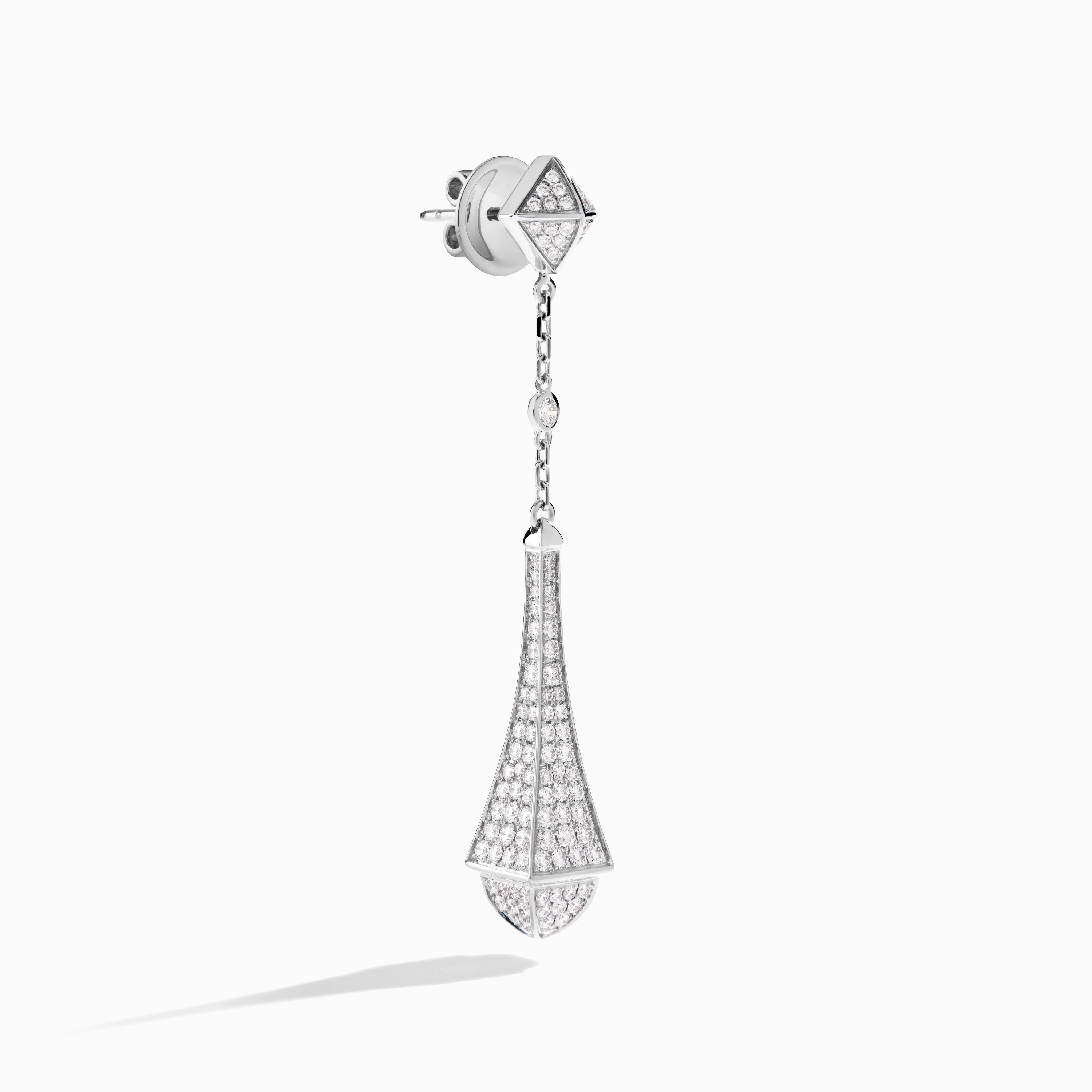 Cleo Full Diamond Teardrop Earrings — фото 6