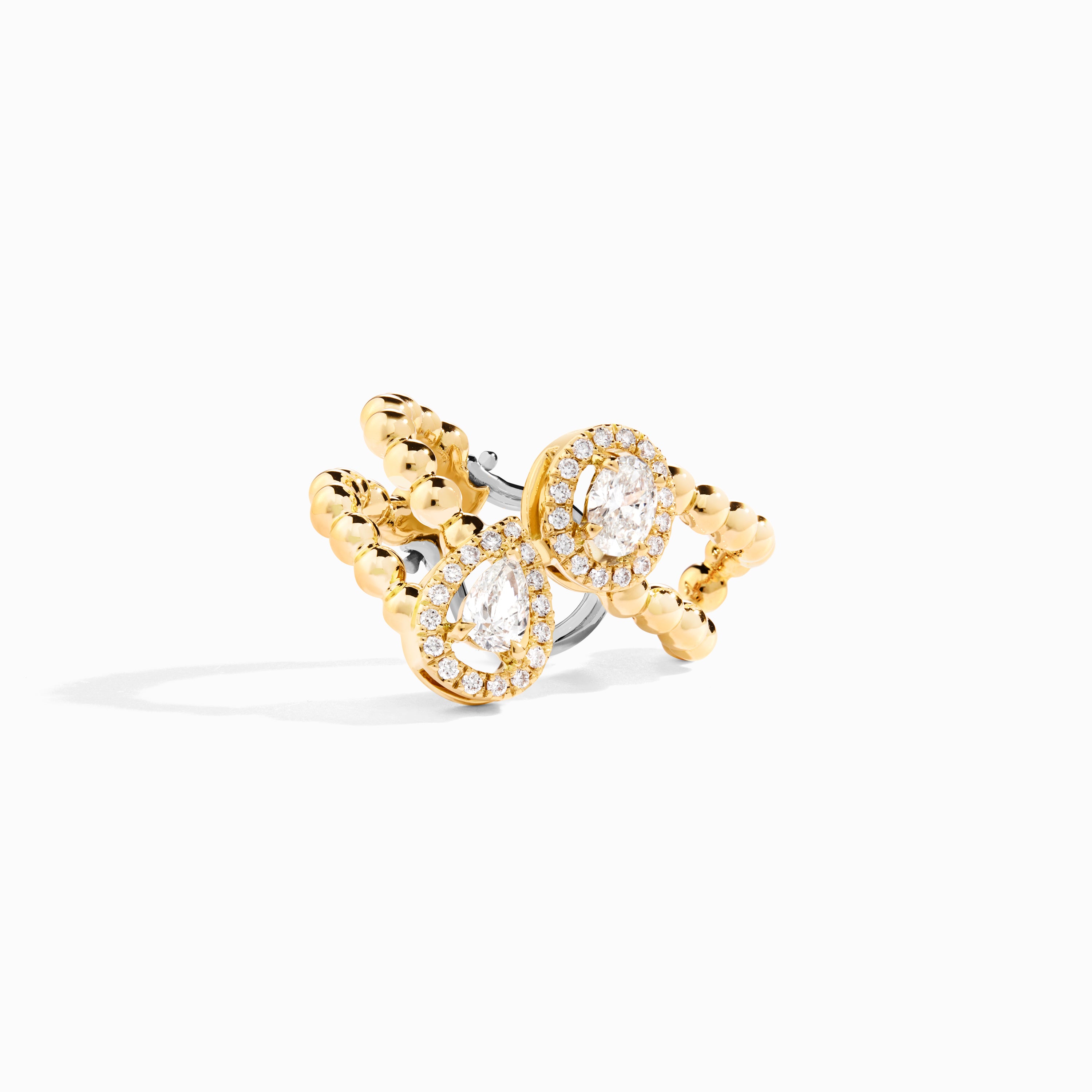 Rock Bypass Huggie Earrings — фото 2