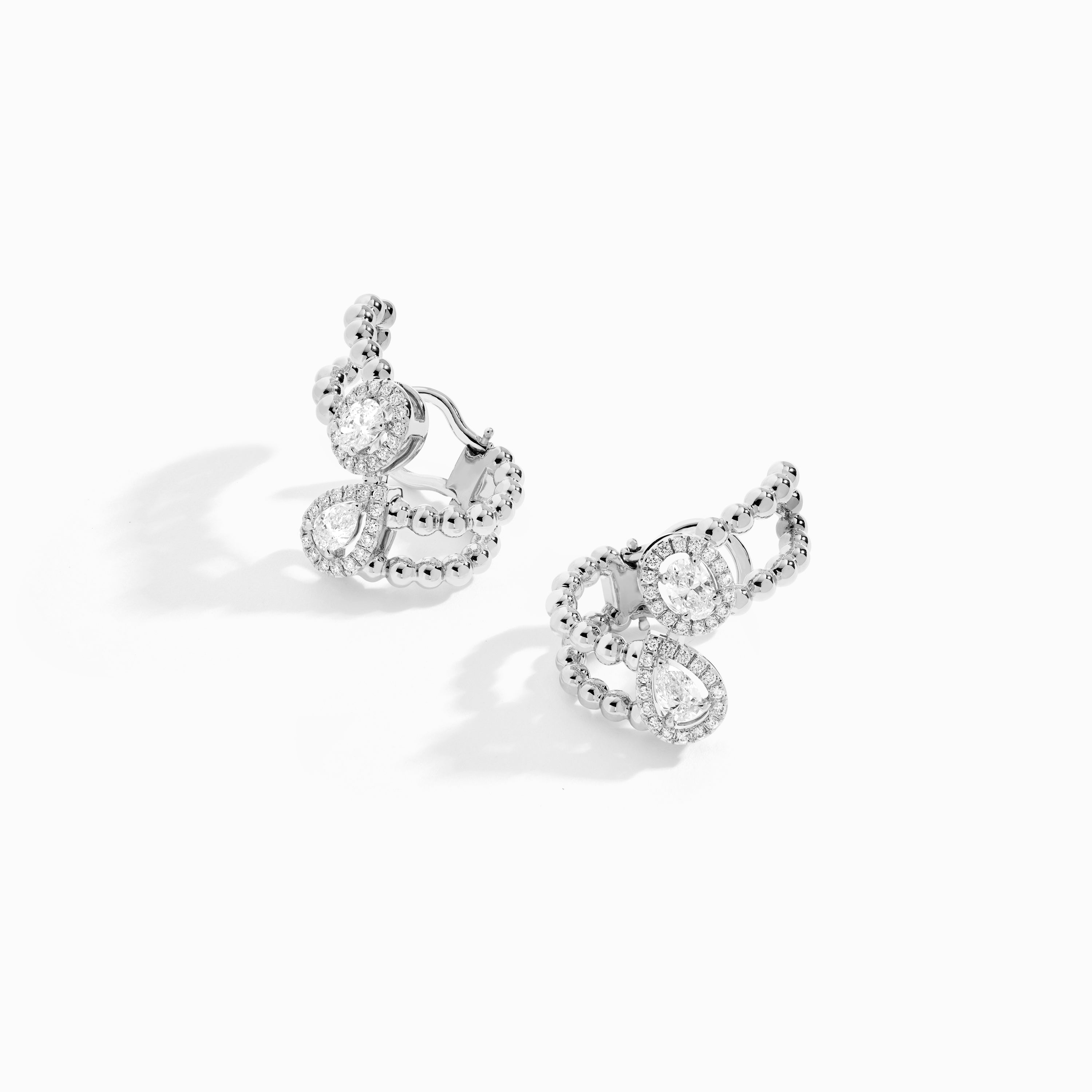 Rock Bypass Huggie Earrings
