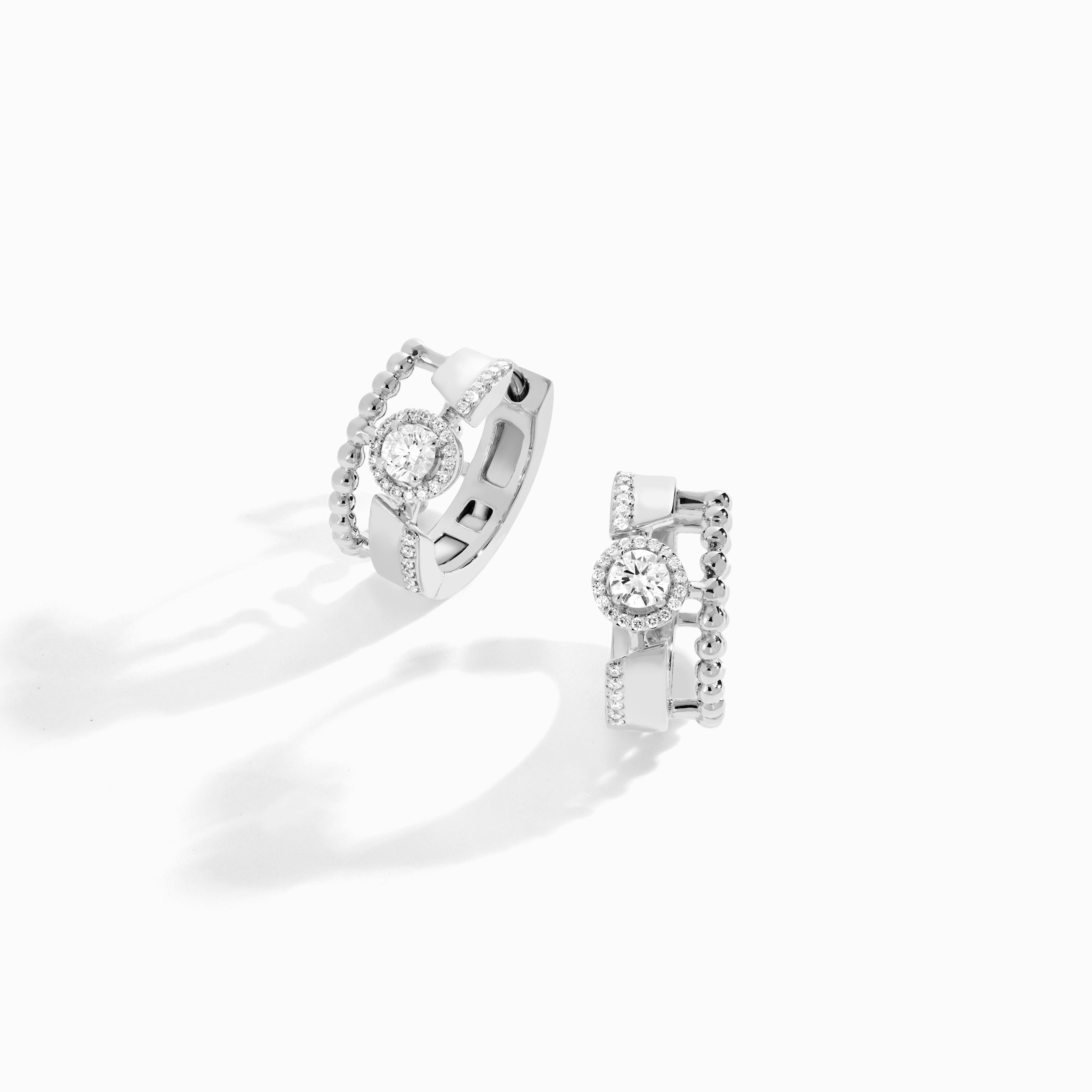 Rock Huggie Earrings