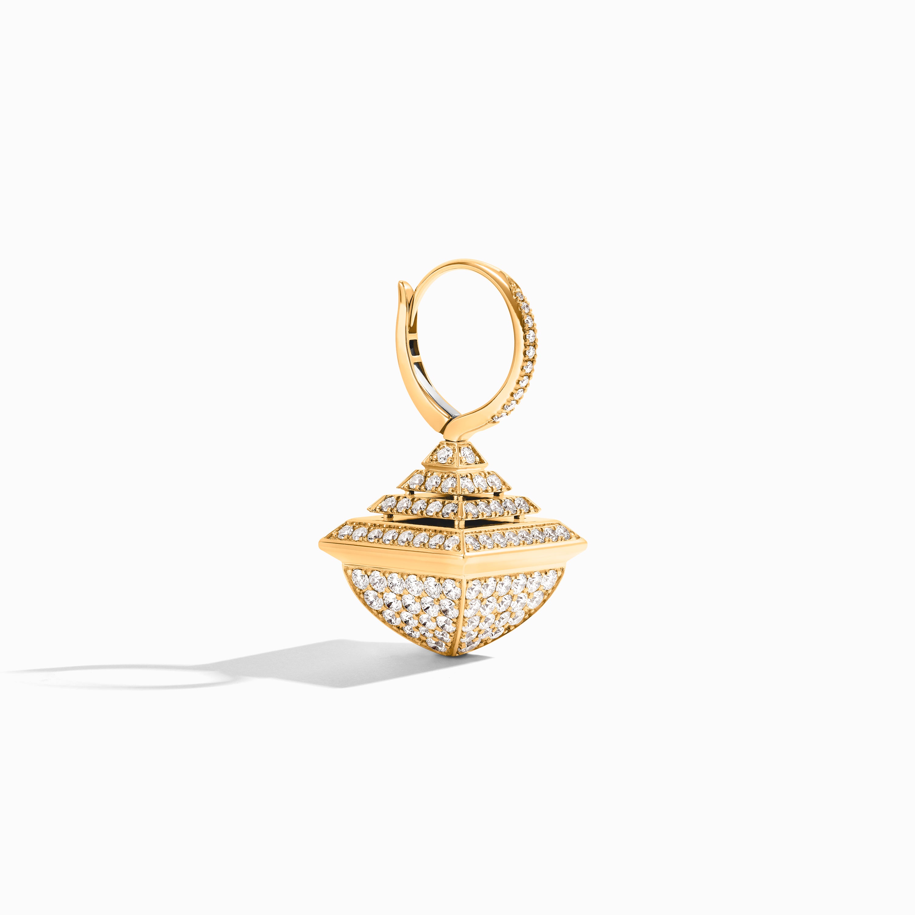 Cleo Rev Full Diamond Drop Earrings — фото 2