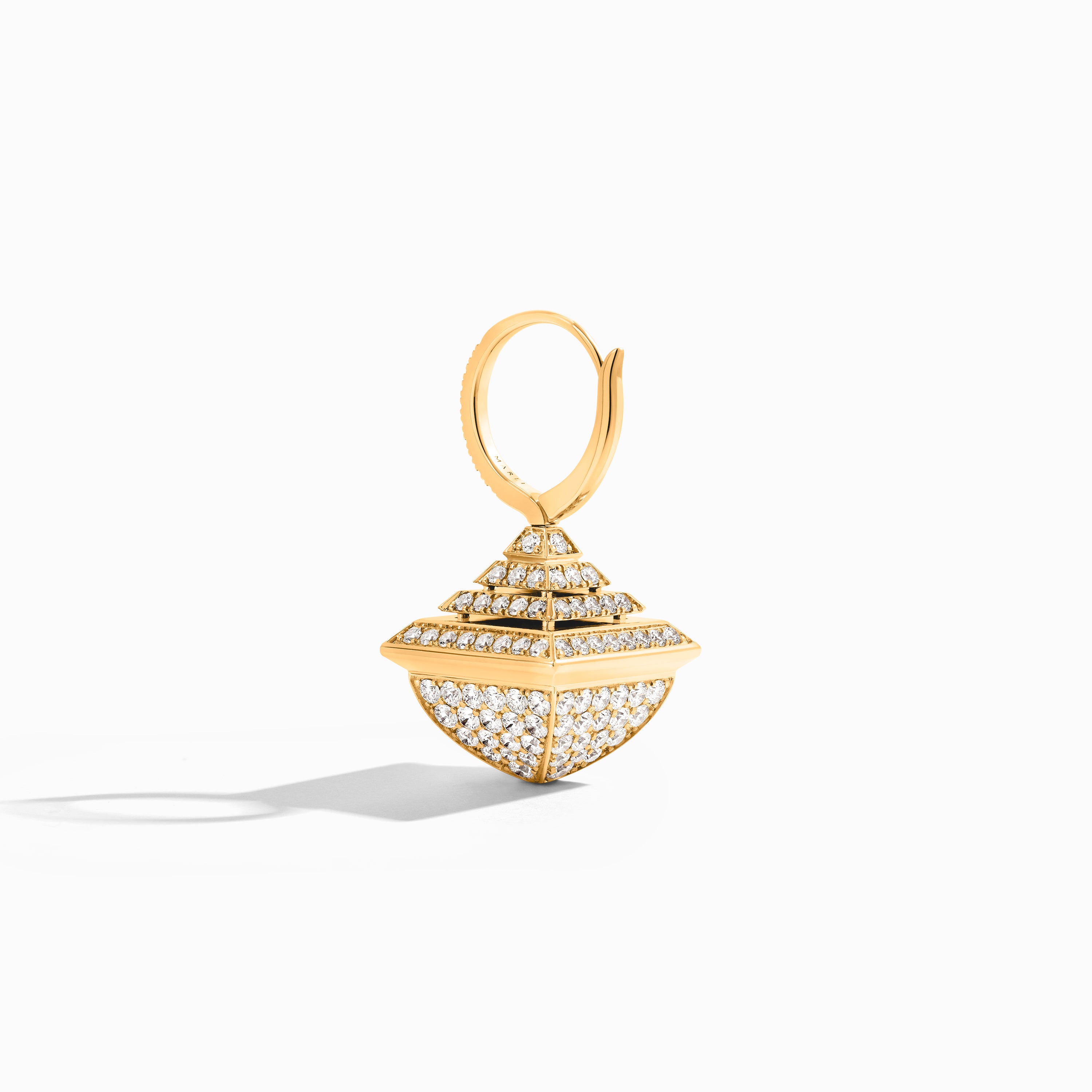 Cleo Rev Full Diamond Drop Earrings — фото 3