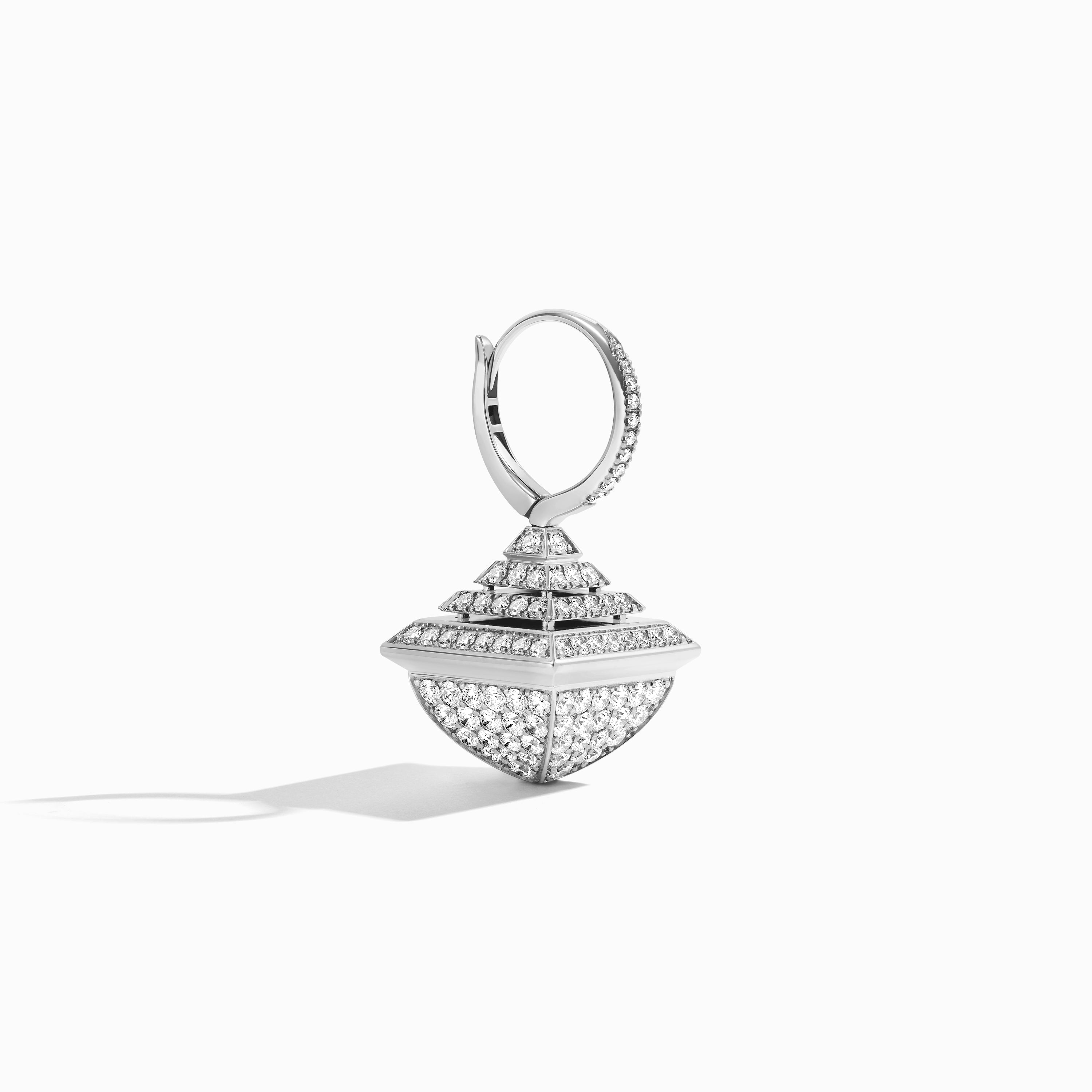 Cleo Rev Full Diamond Drop Earrings — фото 9