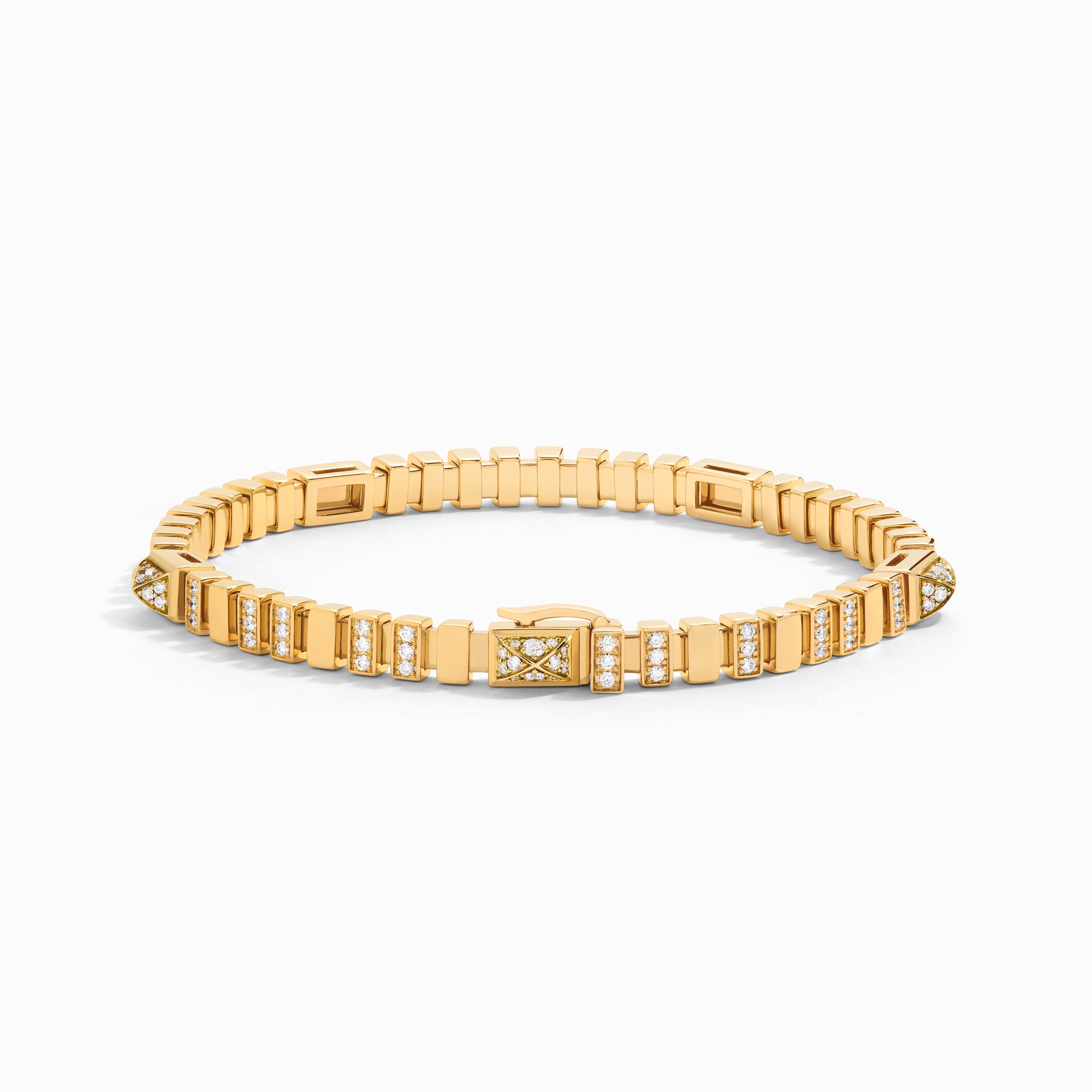Cleo Link Full Diamond Bracelet — фото 3