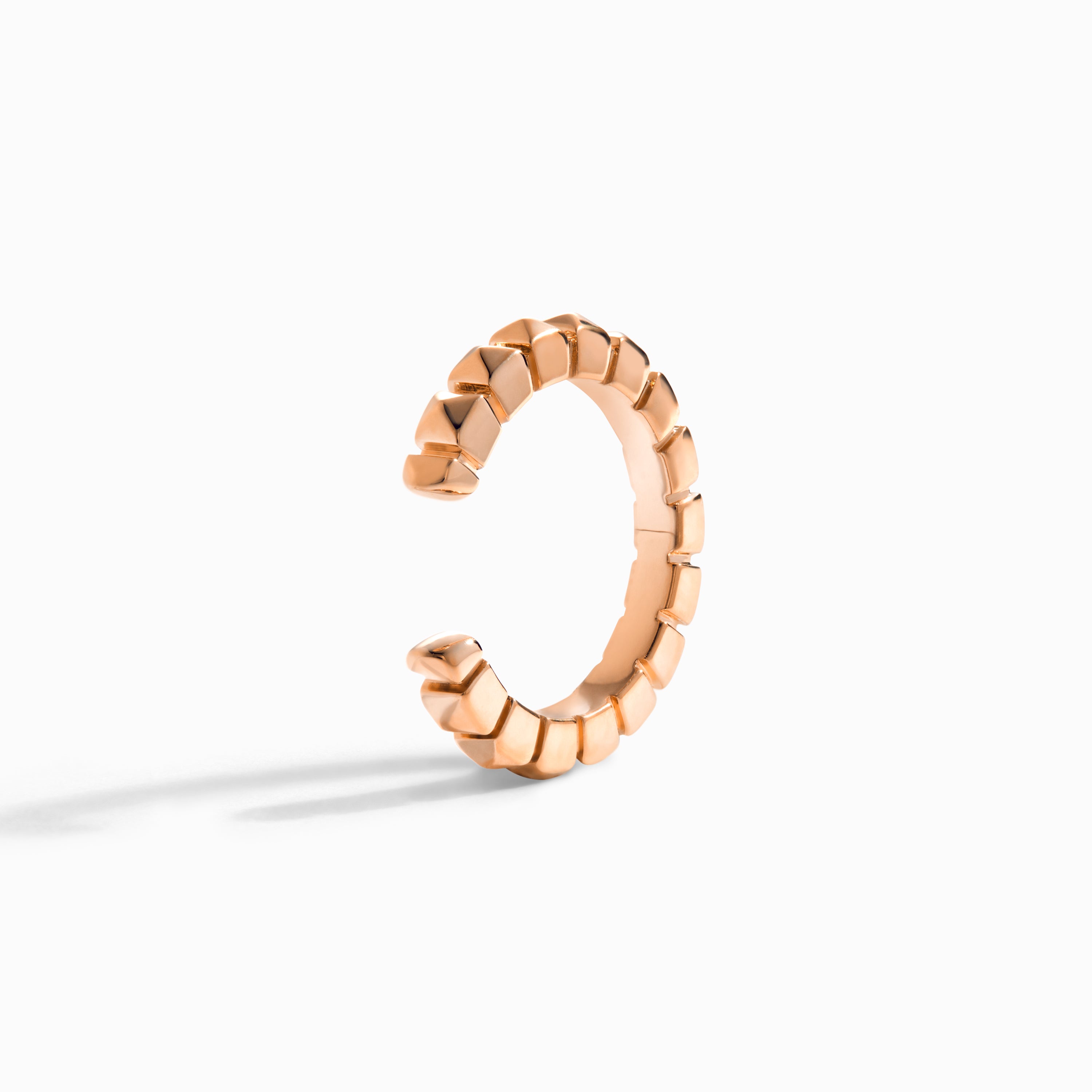 Cleo Lotus Gold Pyramid Ear Cuff (Single) — фото 5