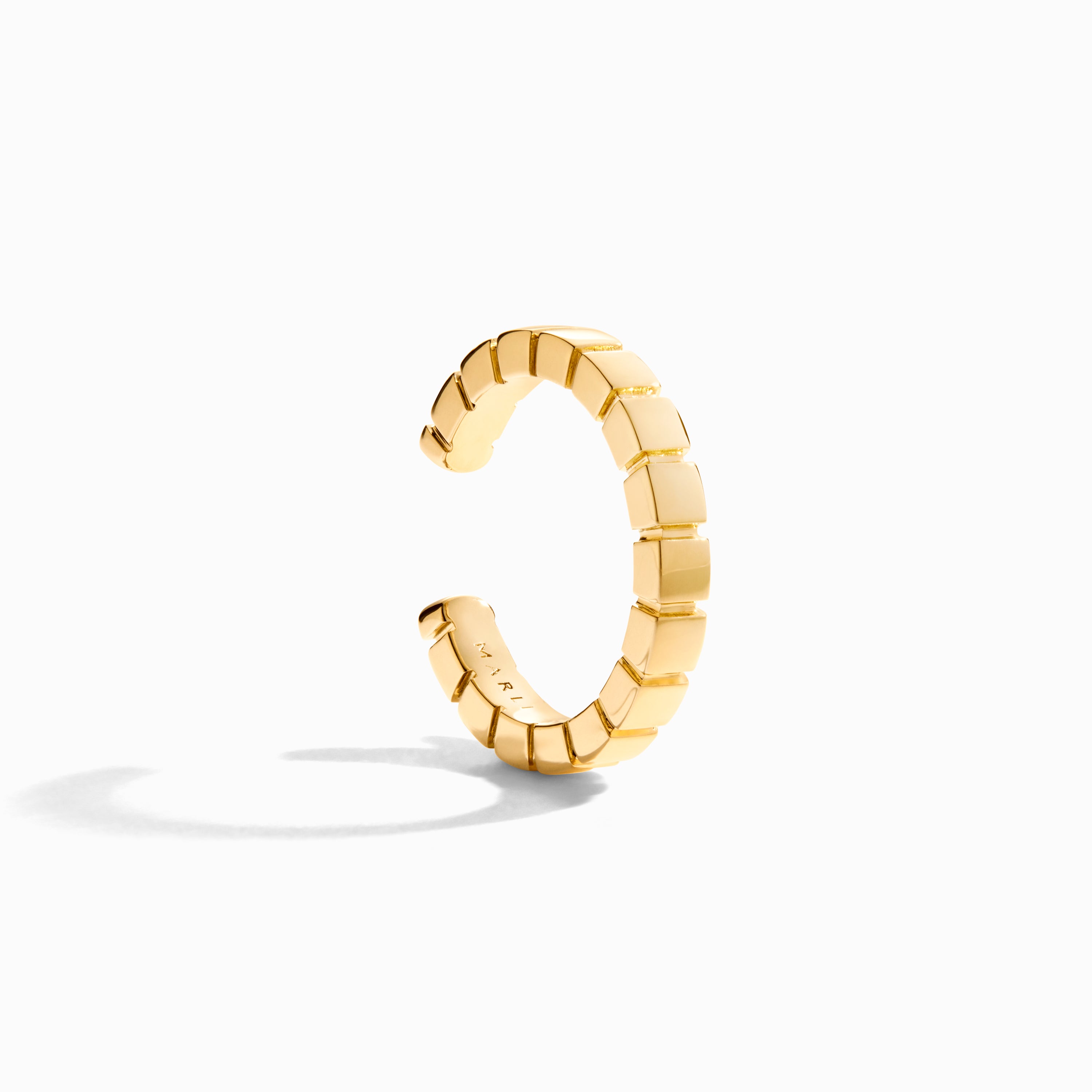 Cleo Lotus Gold Ear Cuff (Single) — фото 2