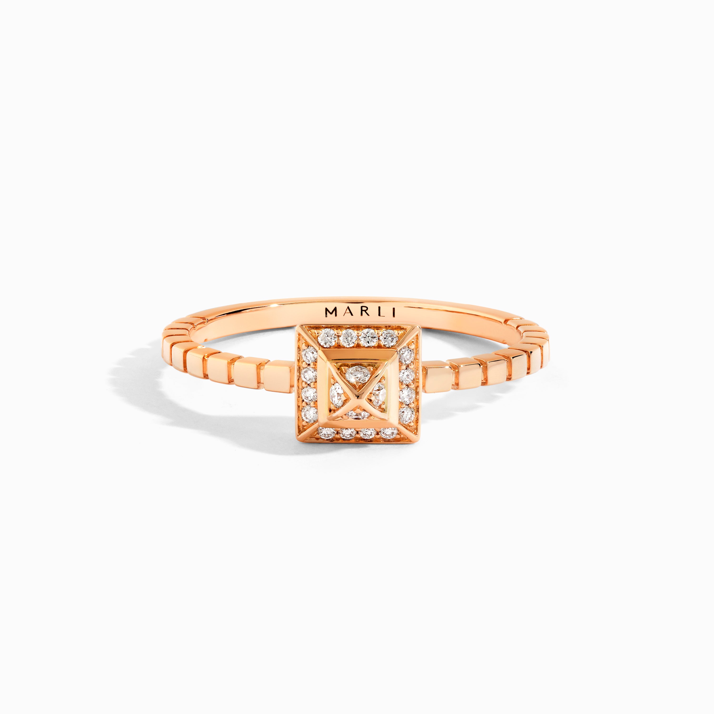 Cleo Lotus Full Diamond Pavé Ring — фото 9