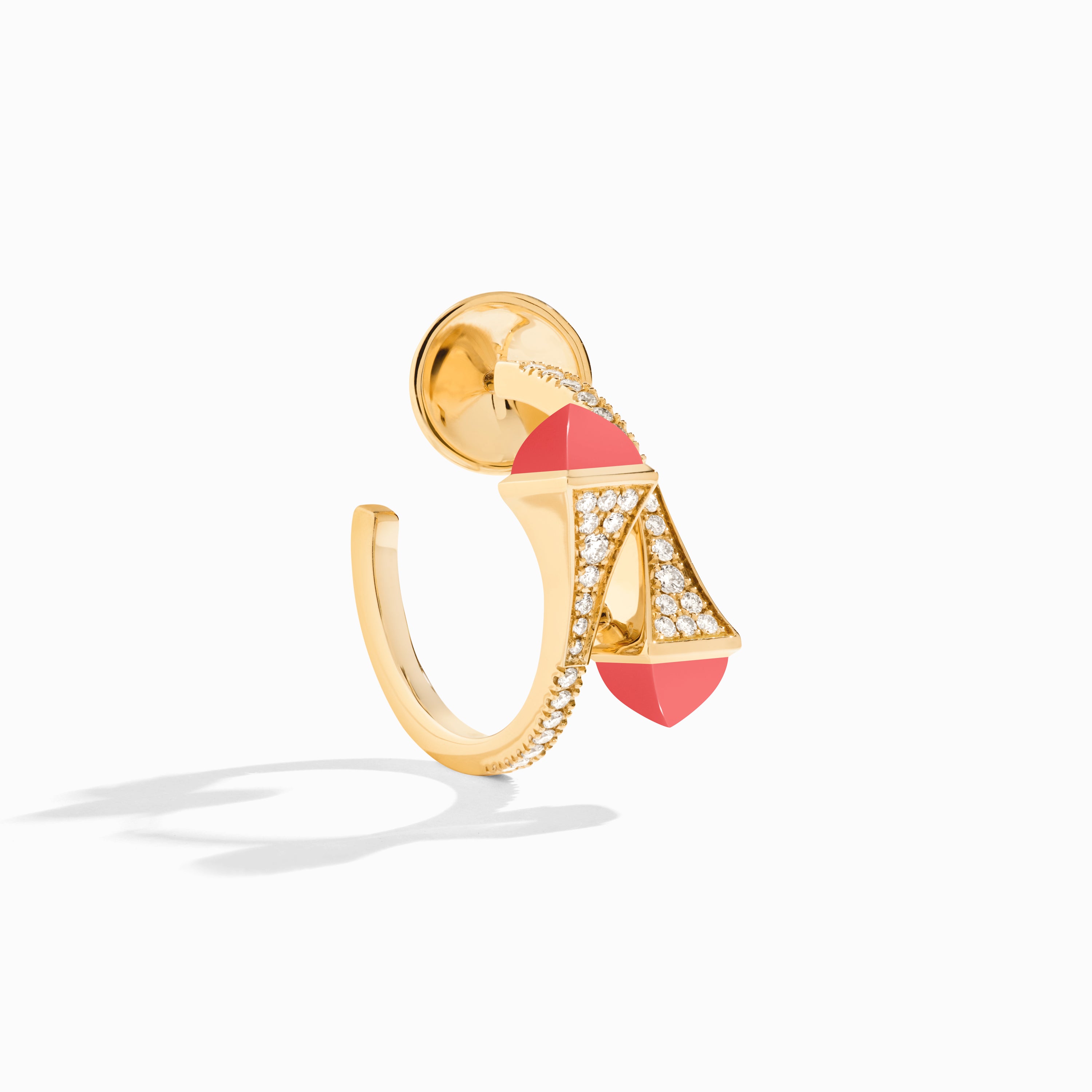 Cleo Diamond Open Hoop Earrings — фото 18