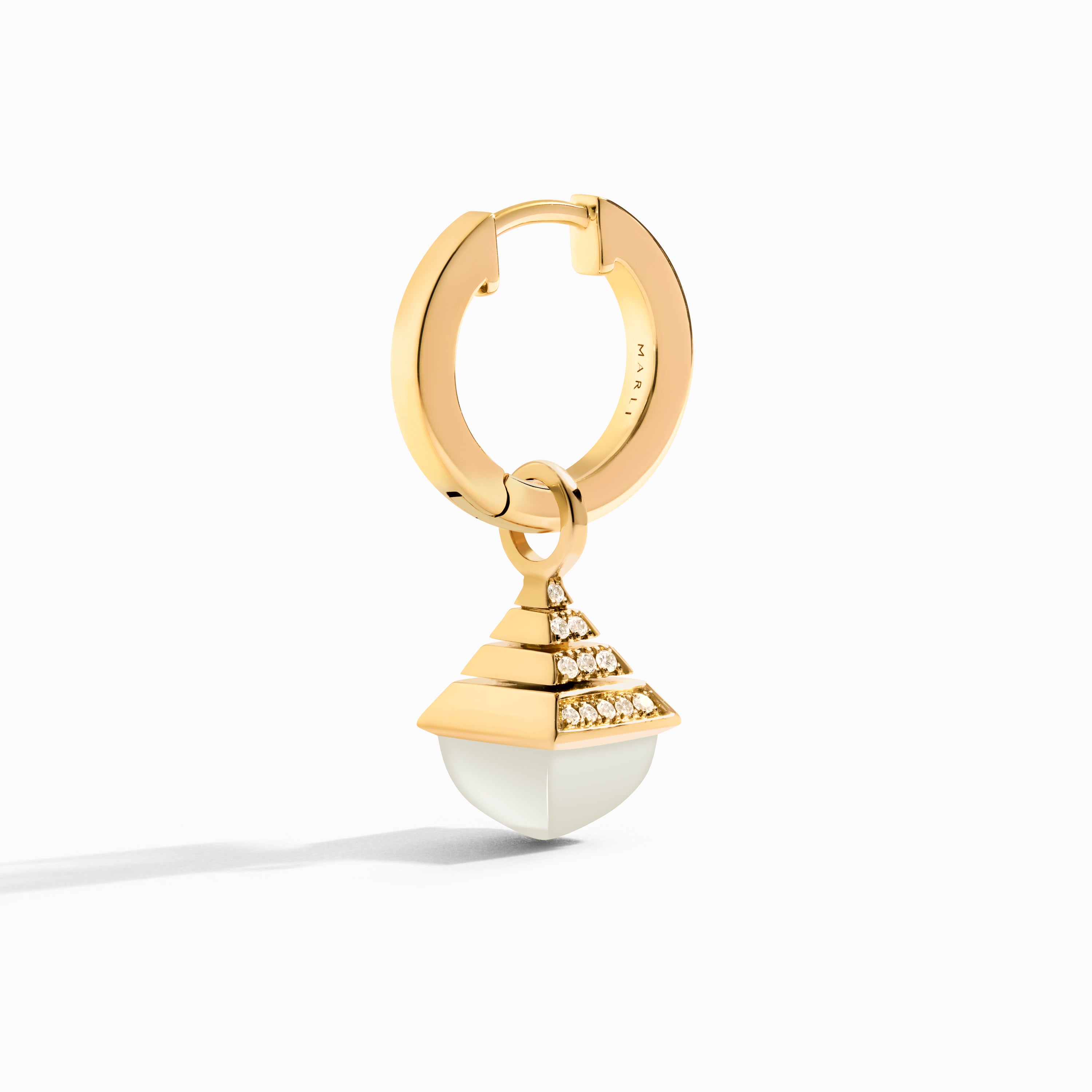 Cleo Rev Mini Diamond Drop Earrings — фото 15