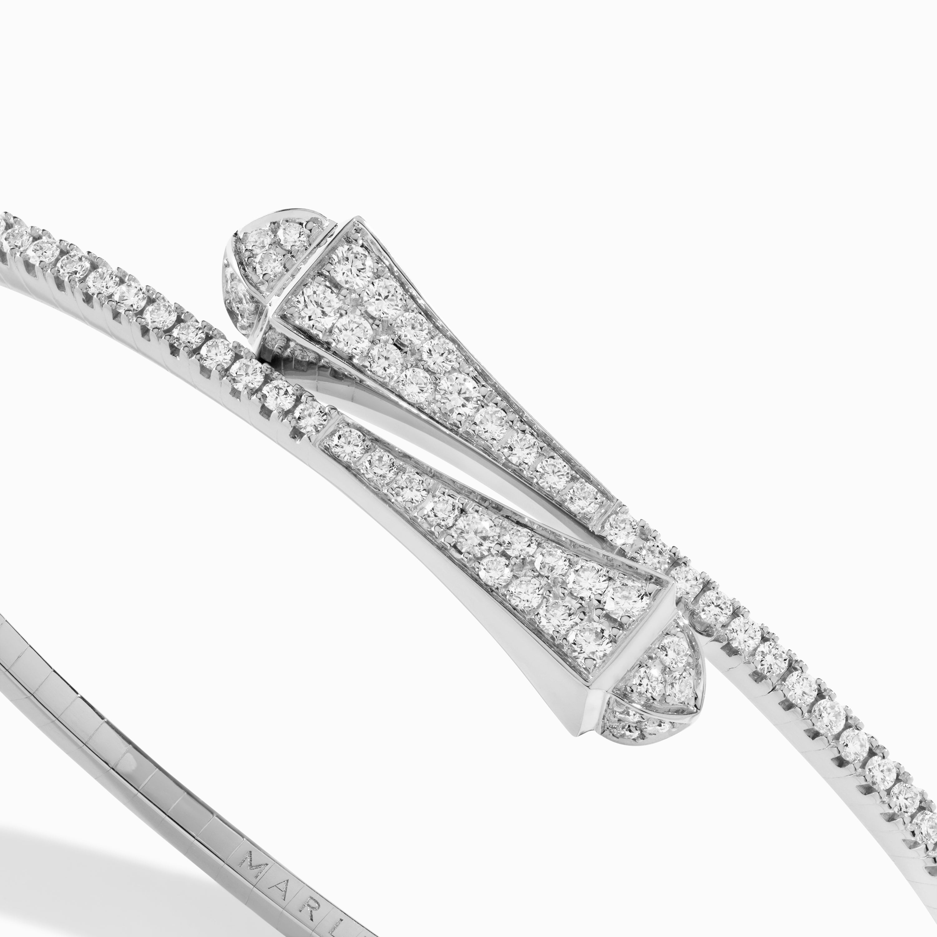 Cleo Full Diamond Slim Slip-On Bracelet — фото 4