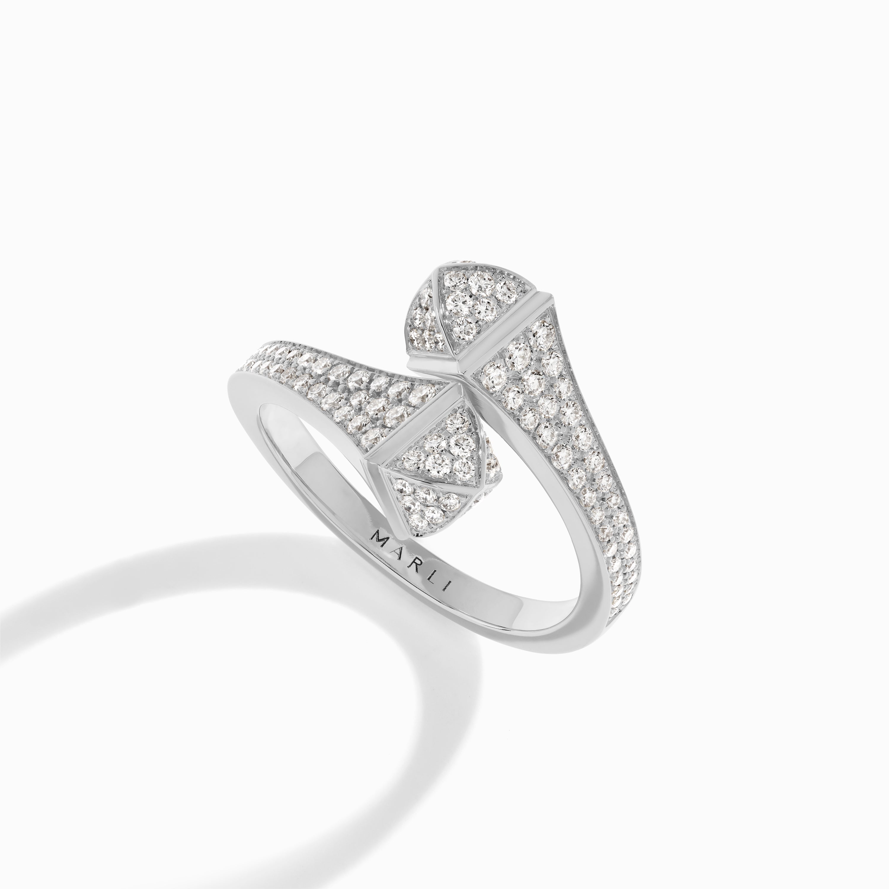 Cleo Full Diamond Midi Slim Ring — фото 18
