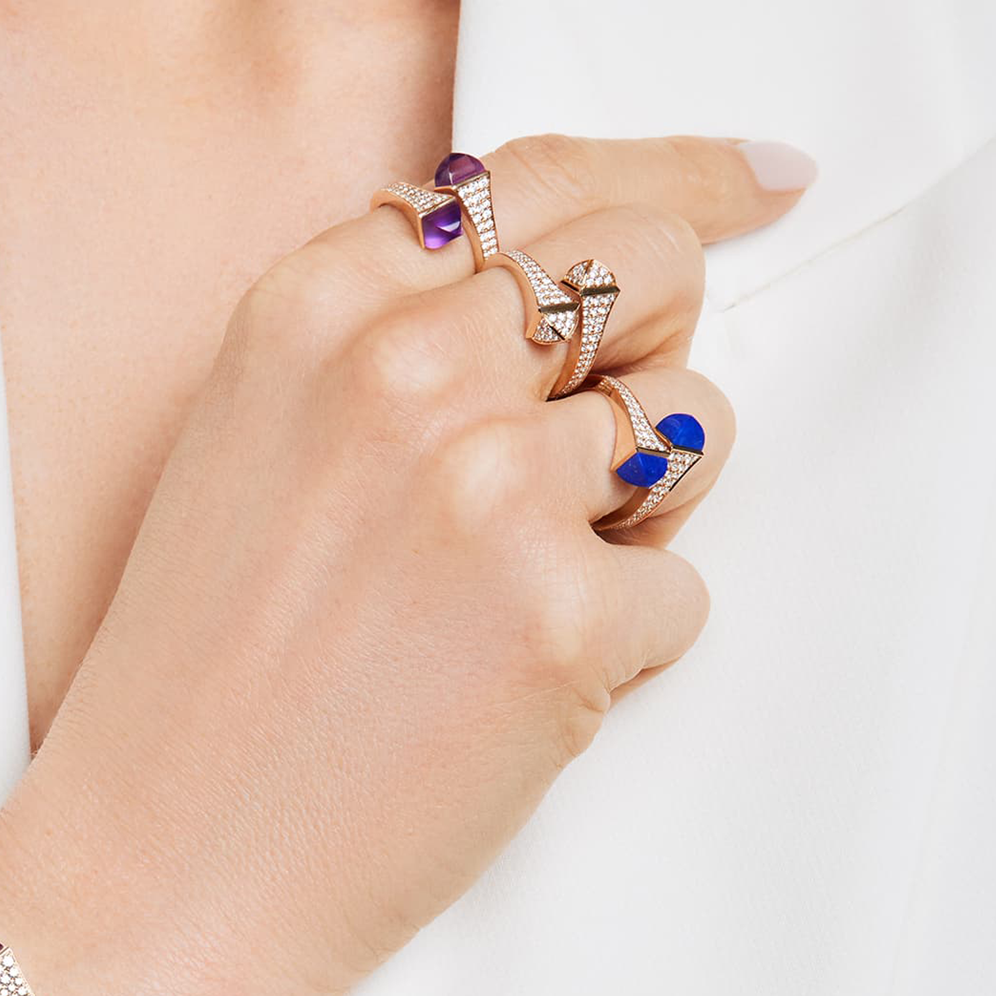 Cleo Diamond Midi Ring — фото 17