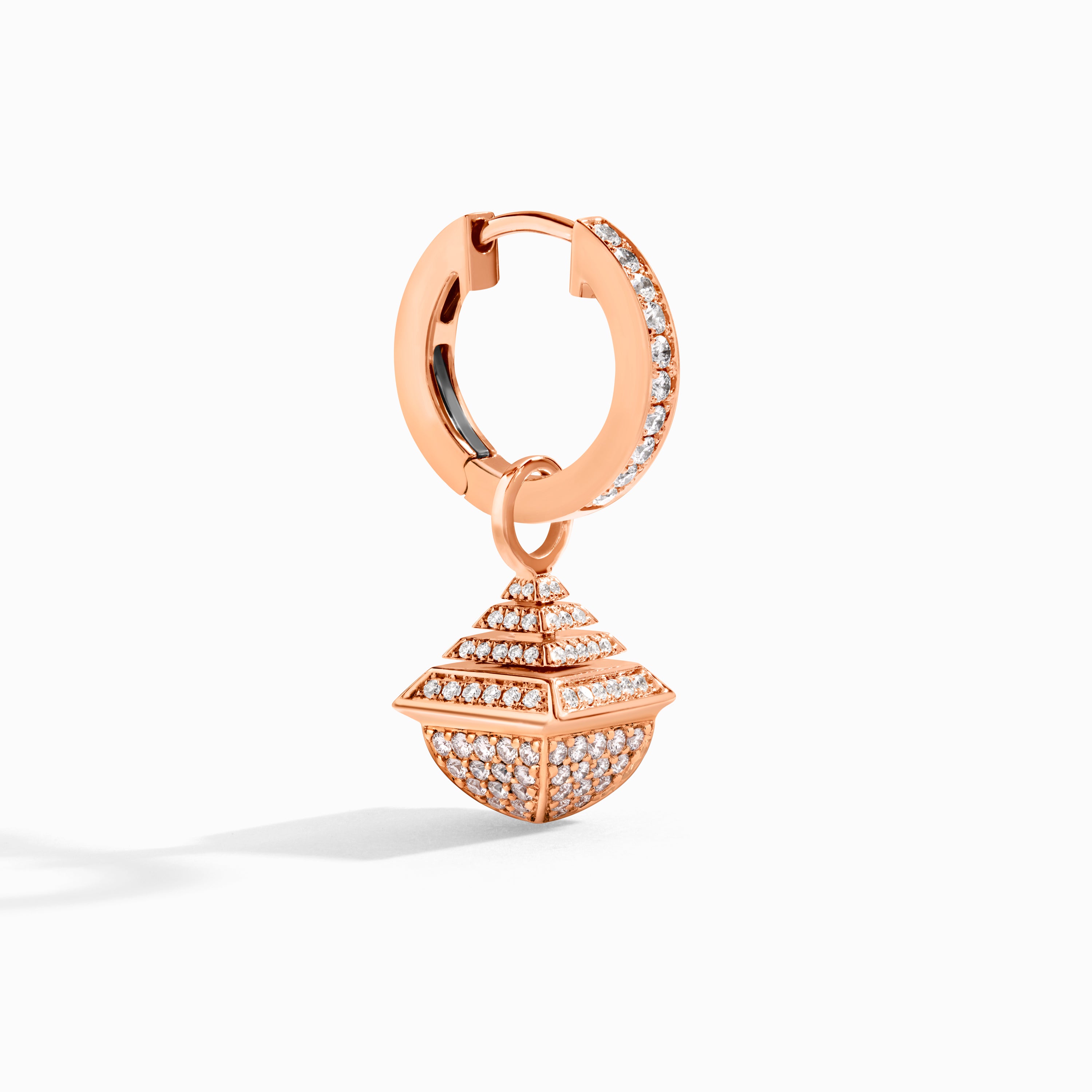 Cleo Rev Midi Full Diamond Drop Earrings — фото 6