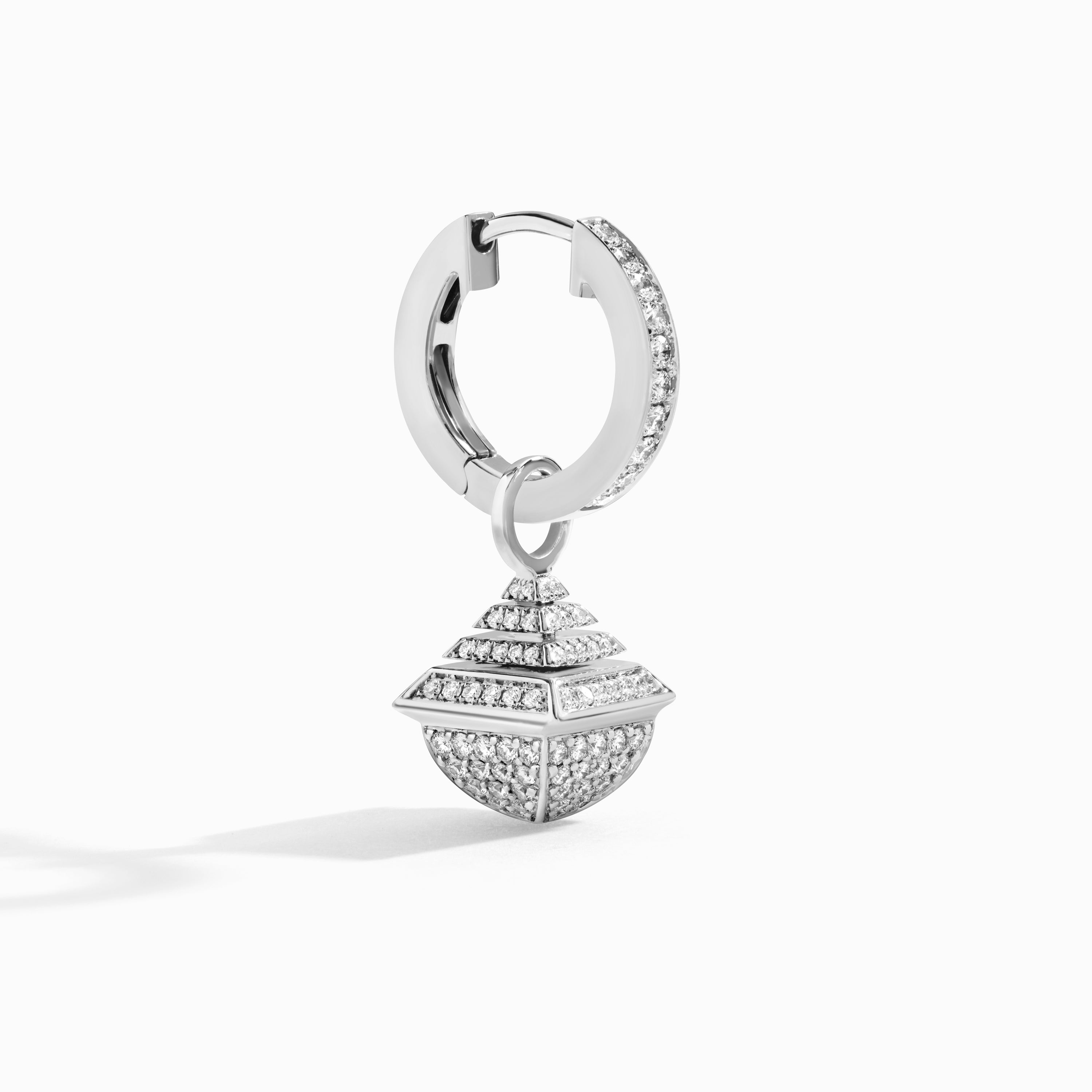 Cleo Rev Midi Full Diamond Drop Earrings — фото 8