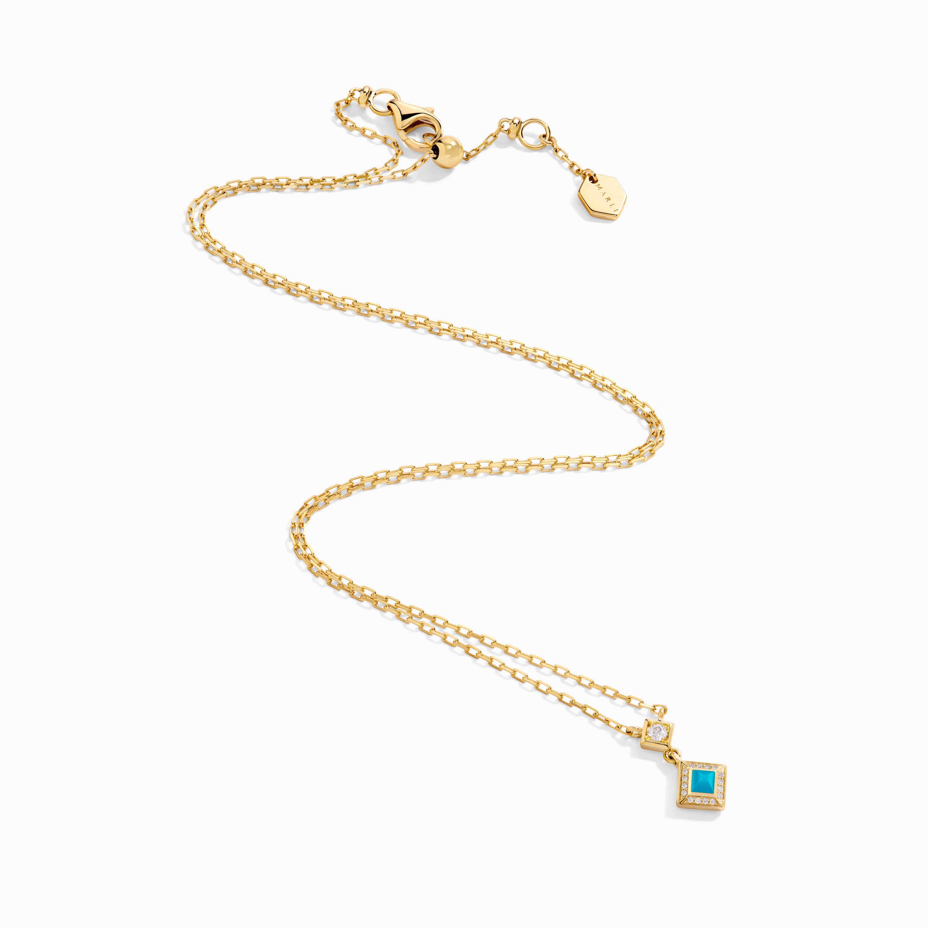 Cleo Lotus Pavé Pendant Necklace — фото 15