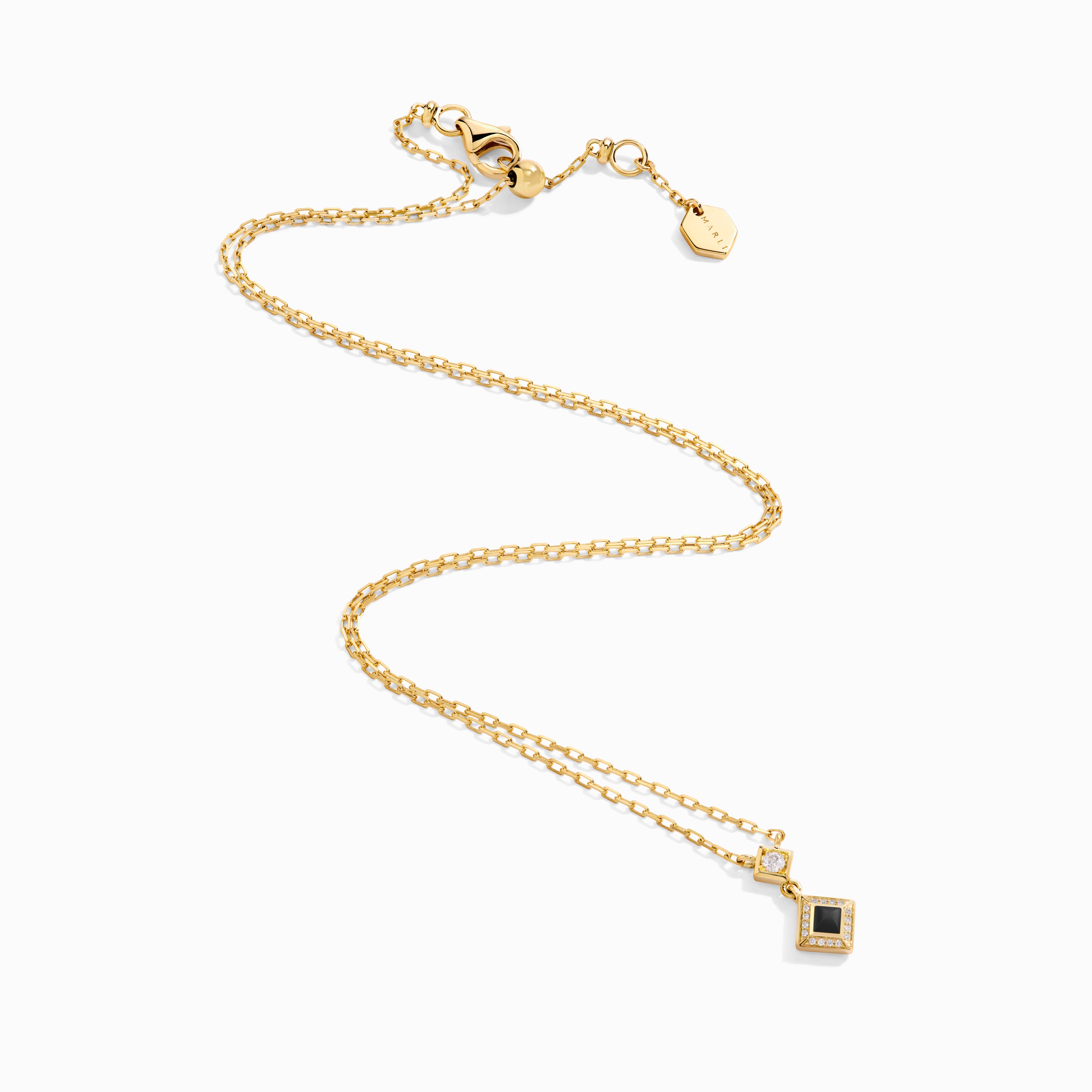 Cleo Lotus Pavé Pendant Necklace — фото 3