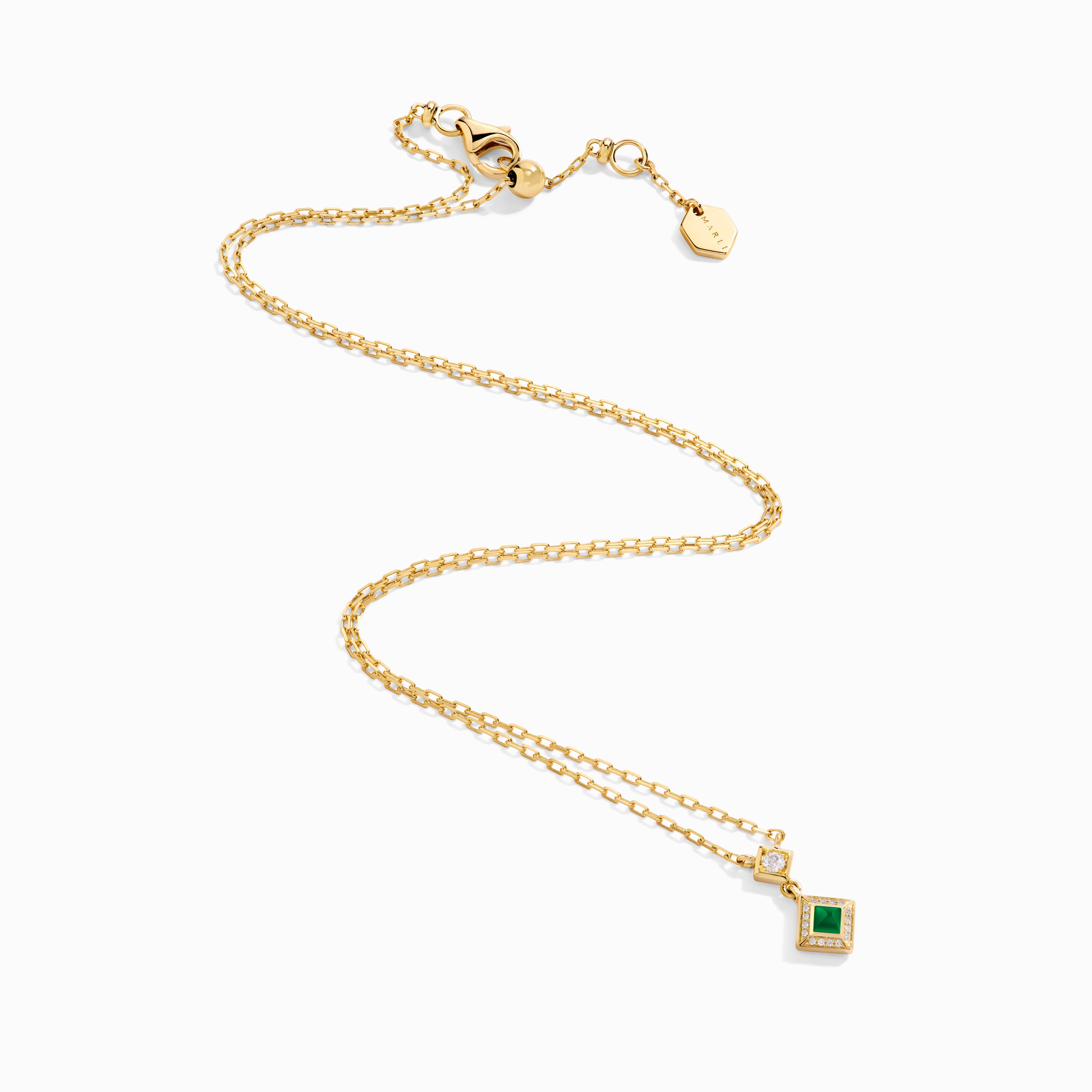 Cleo Lotus Pavé Pendant Necklace — фото 5