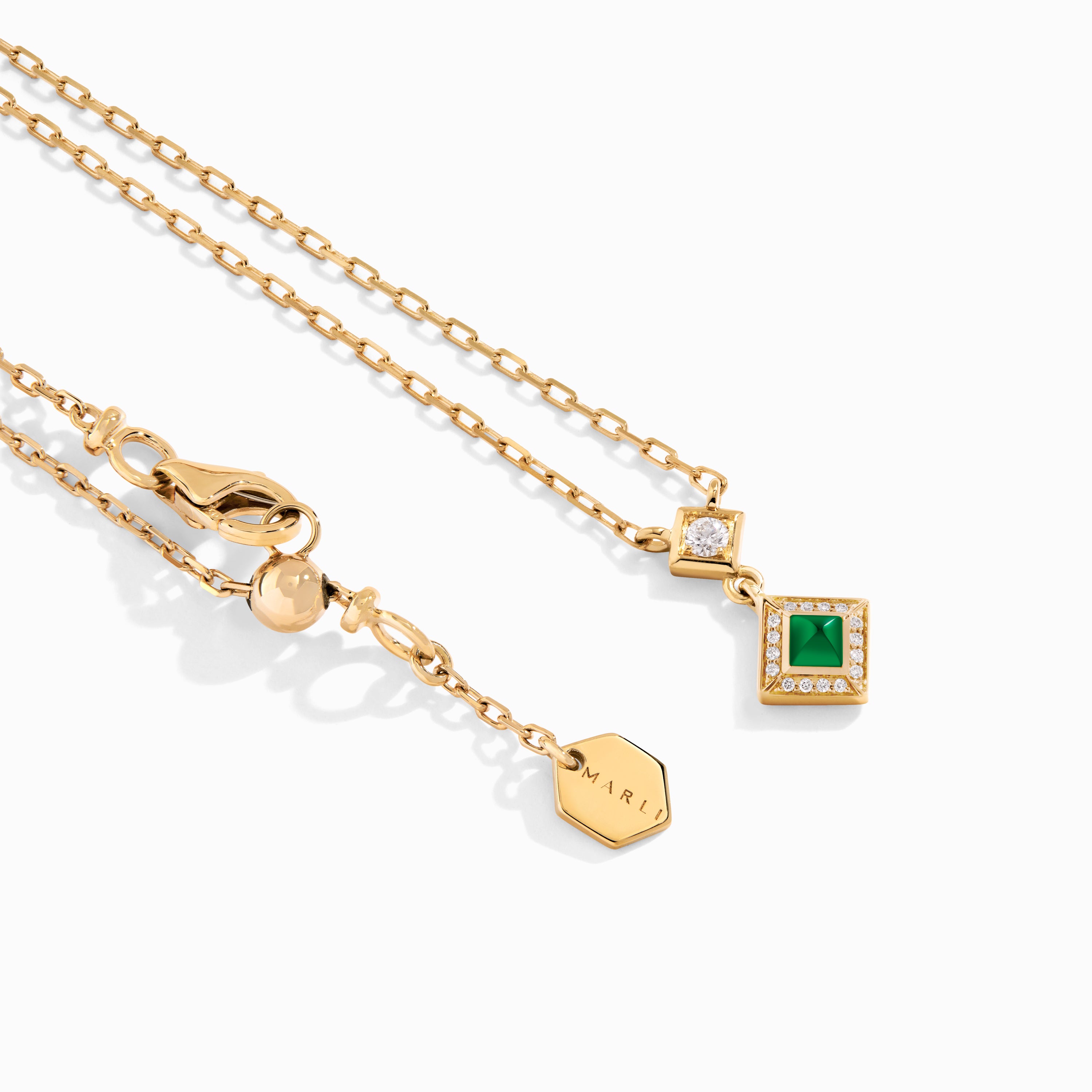 Cleo Lotus Pavé Pendant Necklace — фото 6