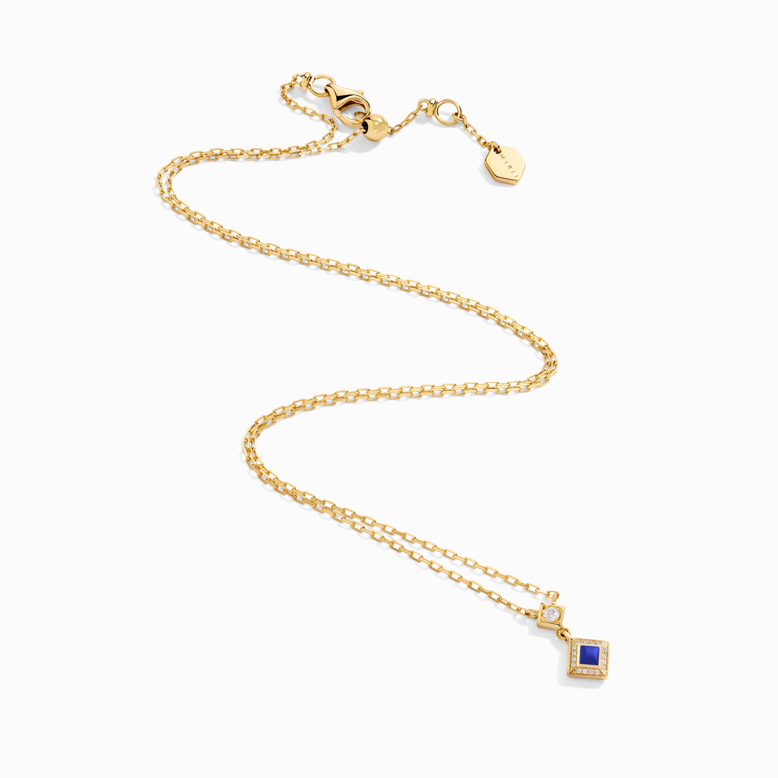 Cleo Lotus Pavé Pendant Necklace — фото 7