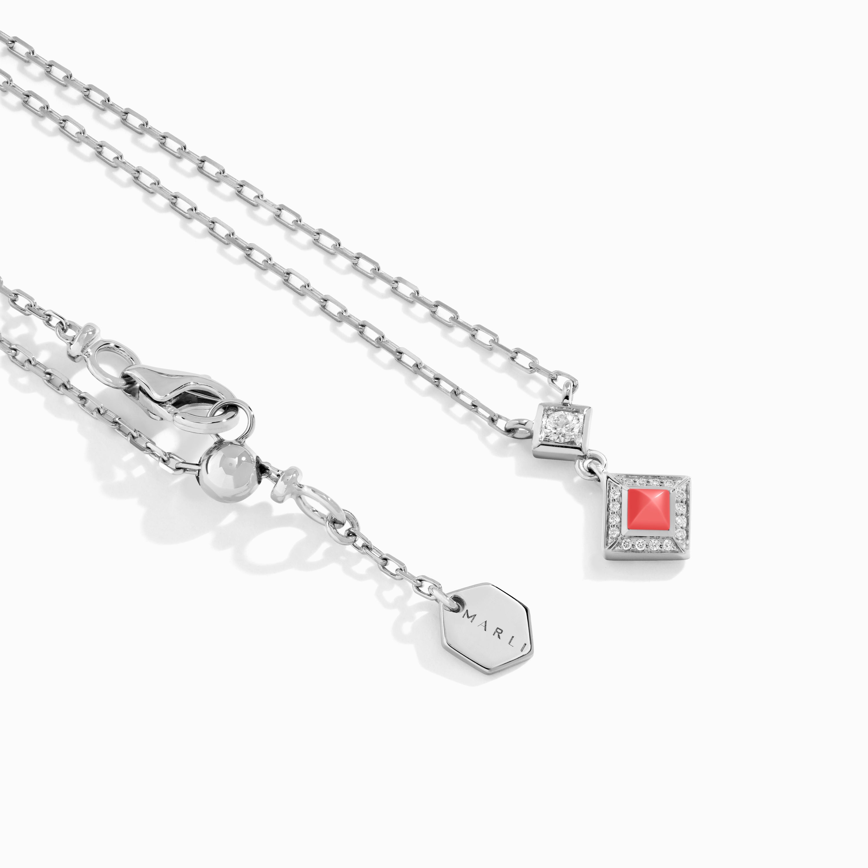 Cleo Lotus Pavé Pendant Necklace — фото 41