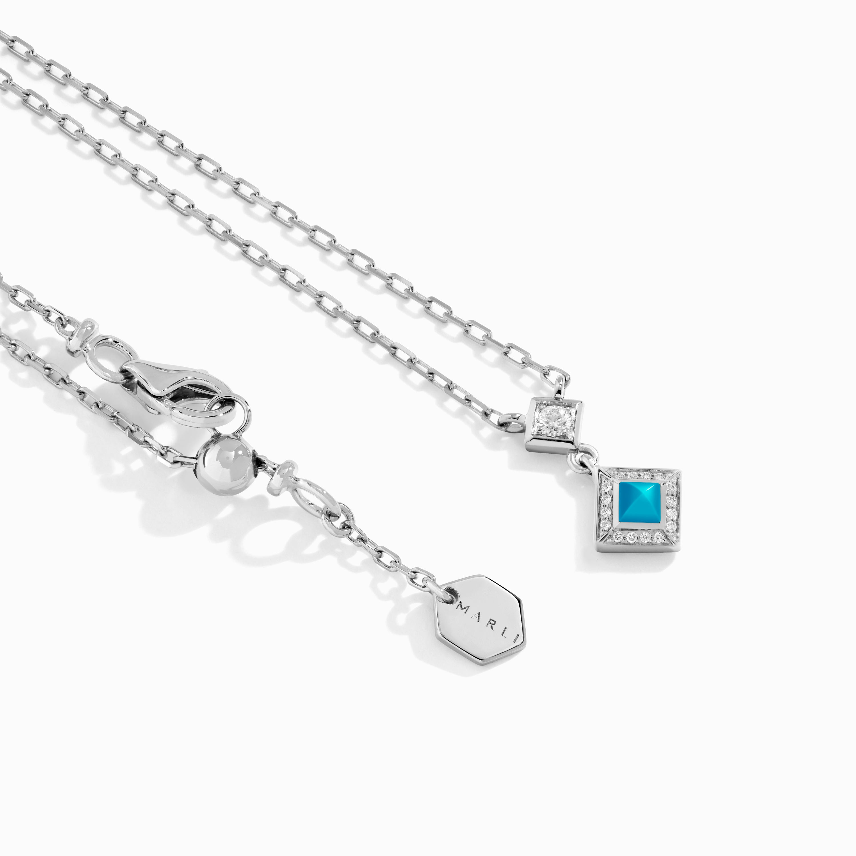 Cleo Lotus Pavé Pendant Necklace — фото 51