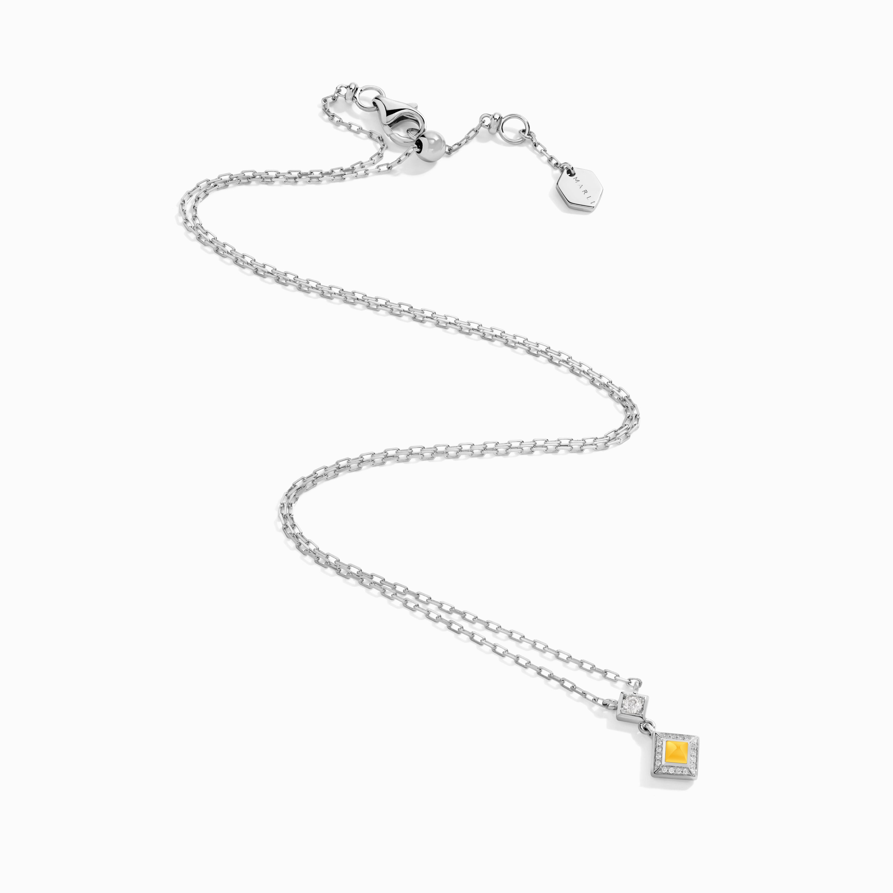 Cleo Lotus Pavé Pendant Necklace — фото 50