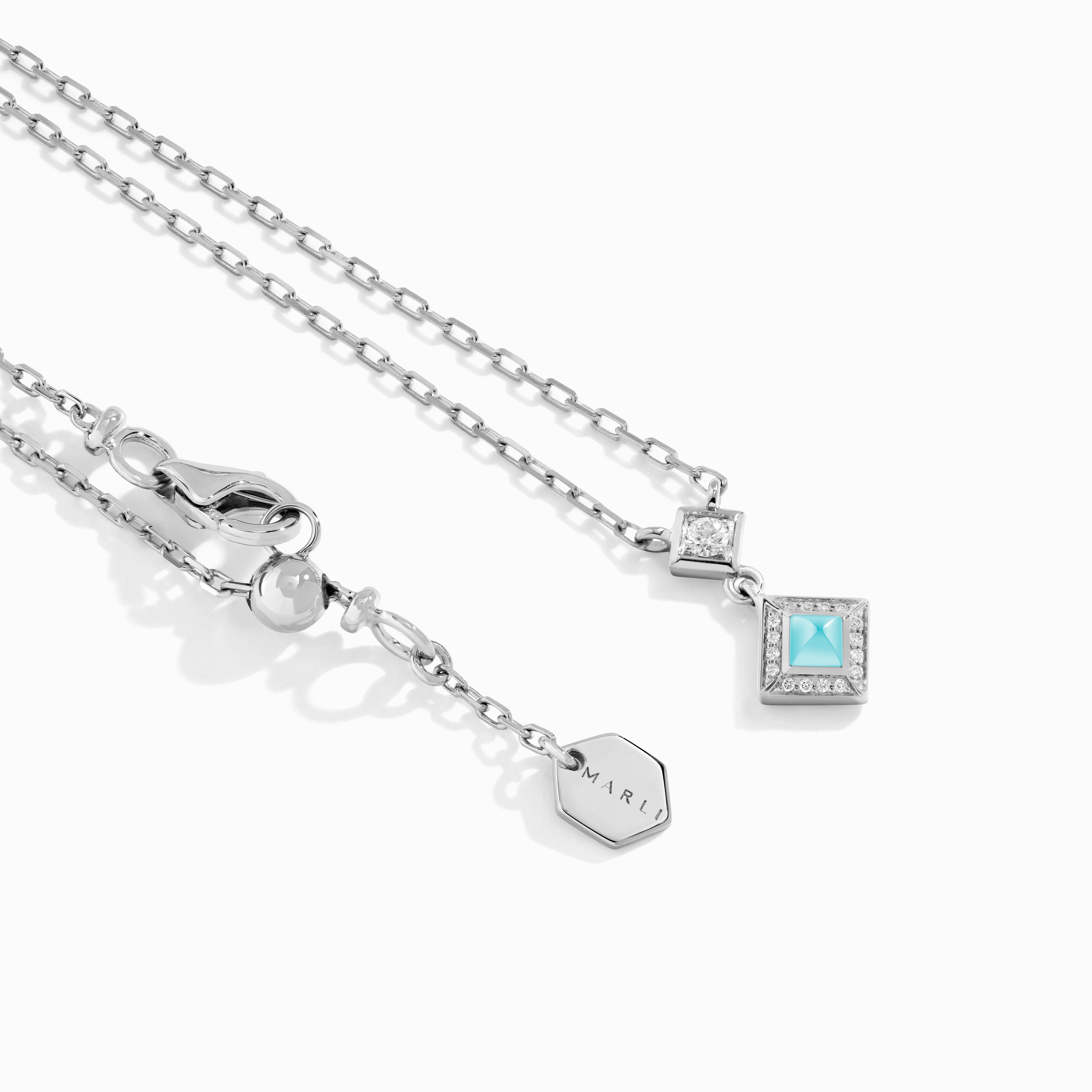 Cleo Lotus Pavé Pendant Necklace — фото 58