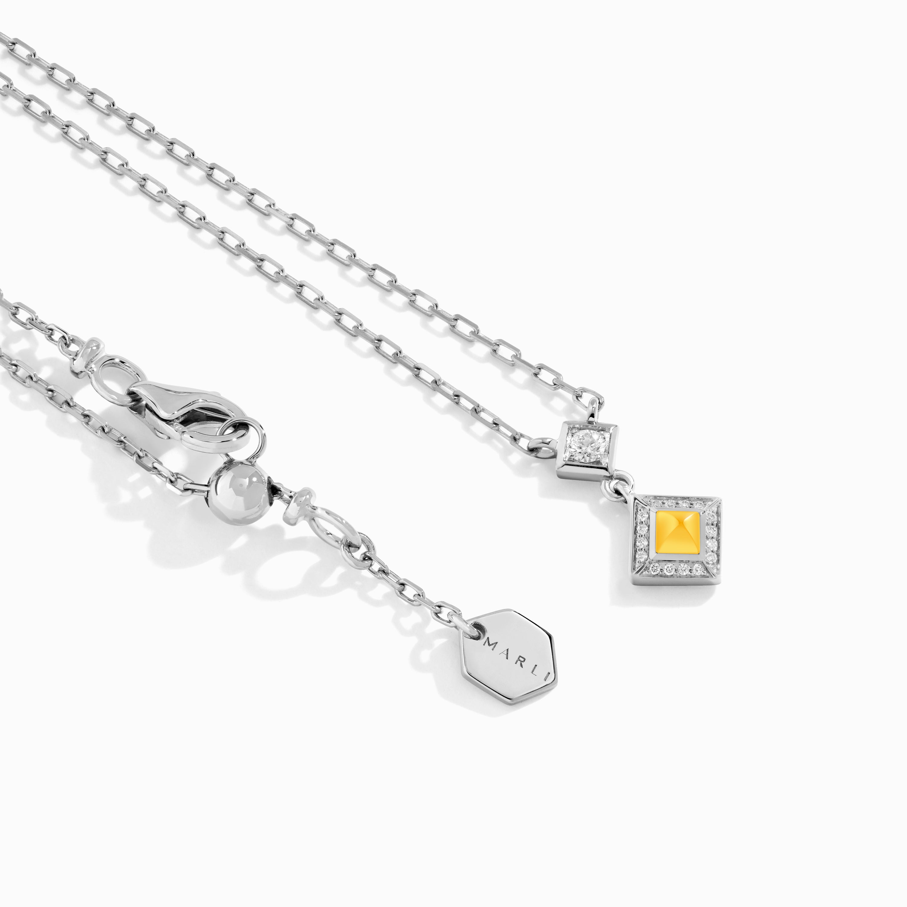 Cleo Lotus Pavé Pendant Necklace — фото 35