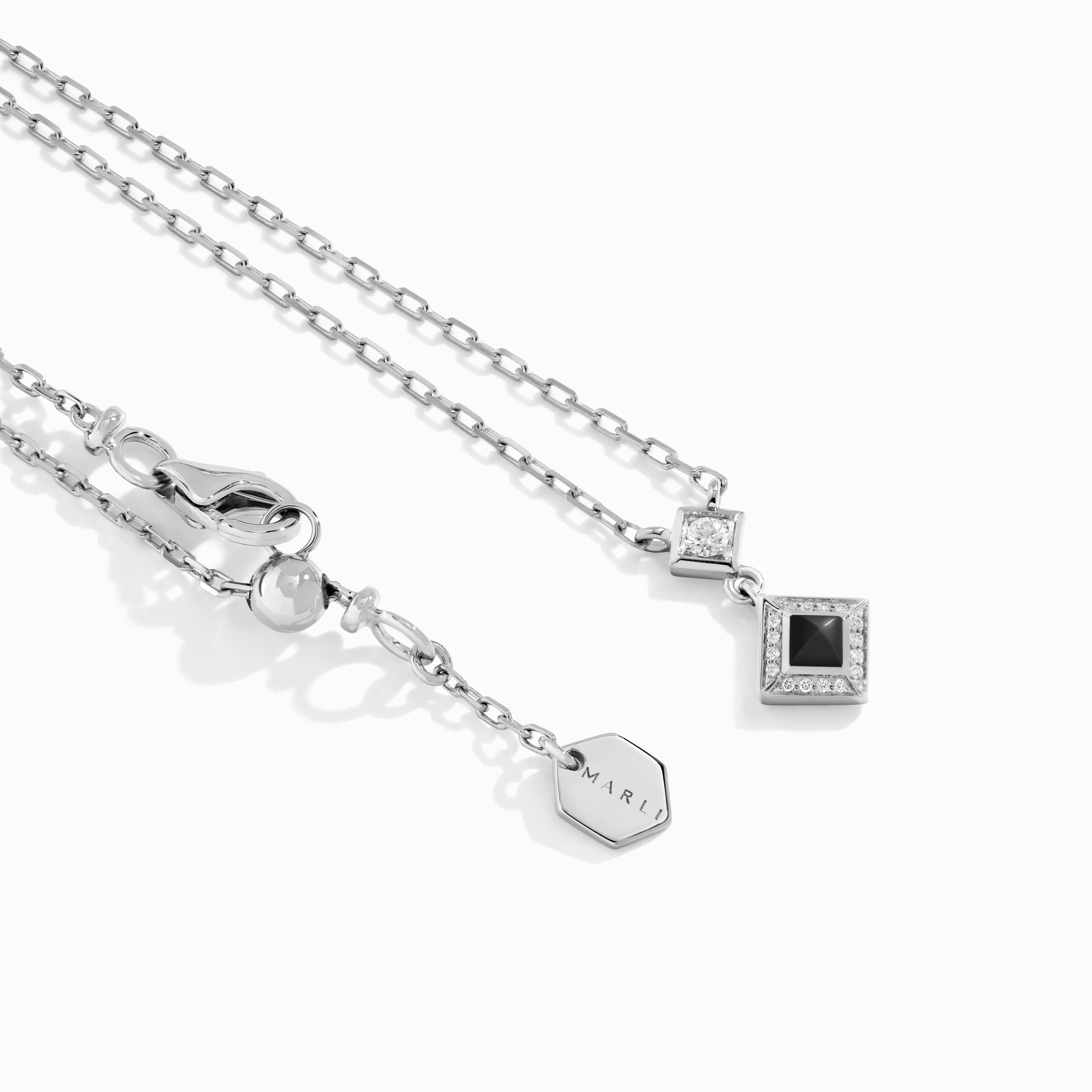 Cleo Lotus Pavé Pendant Necklace — фото 46