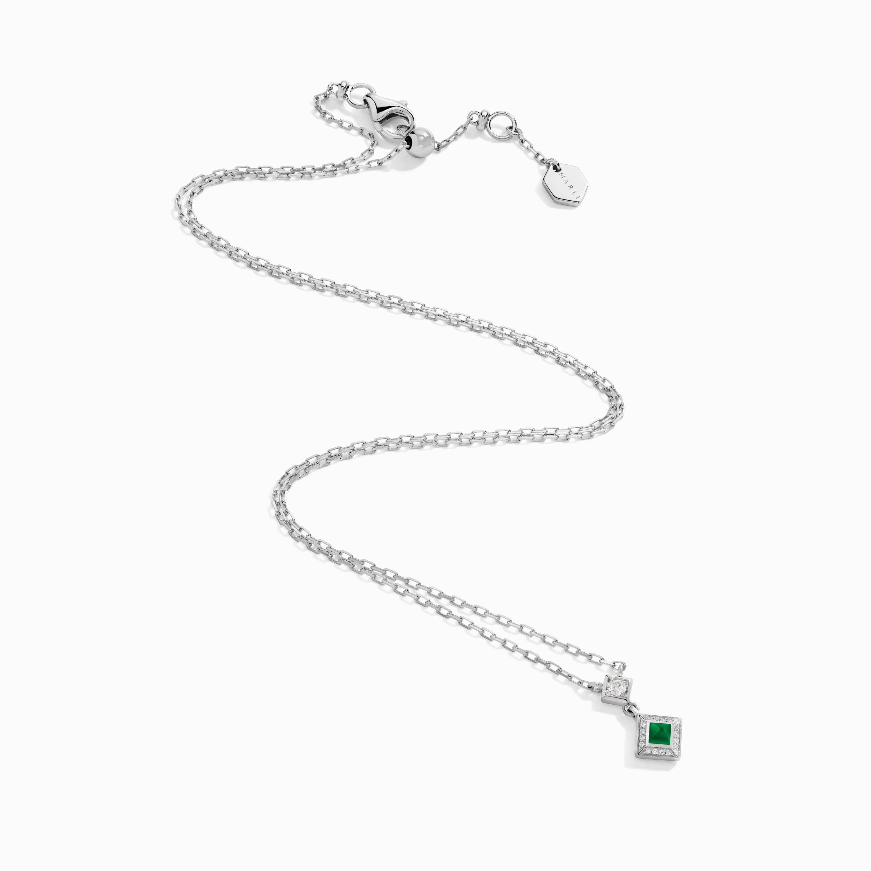 Cleo Lotus Pavé Pendant Necklace — фото 43