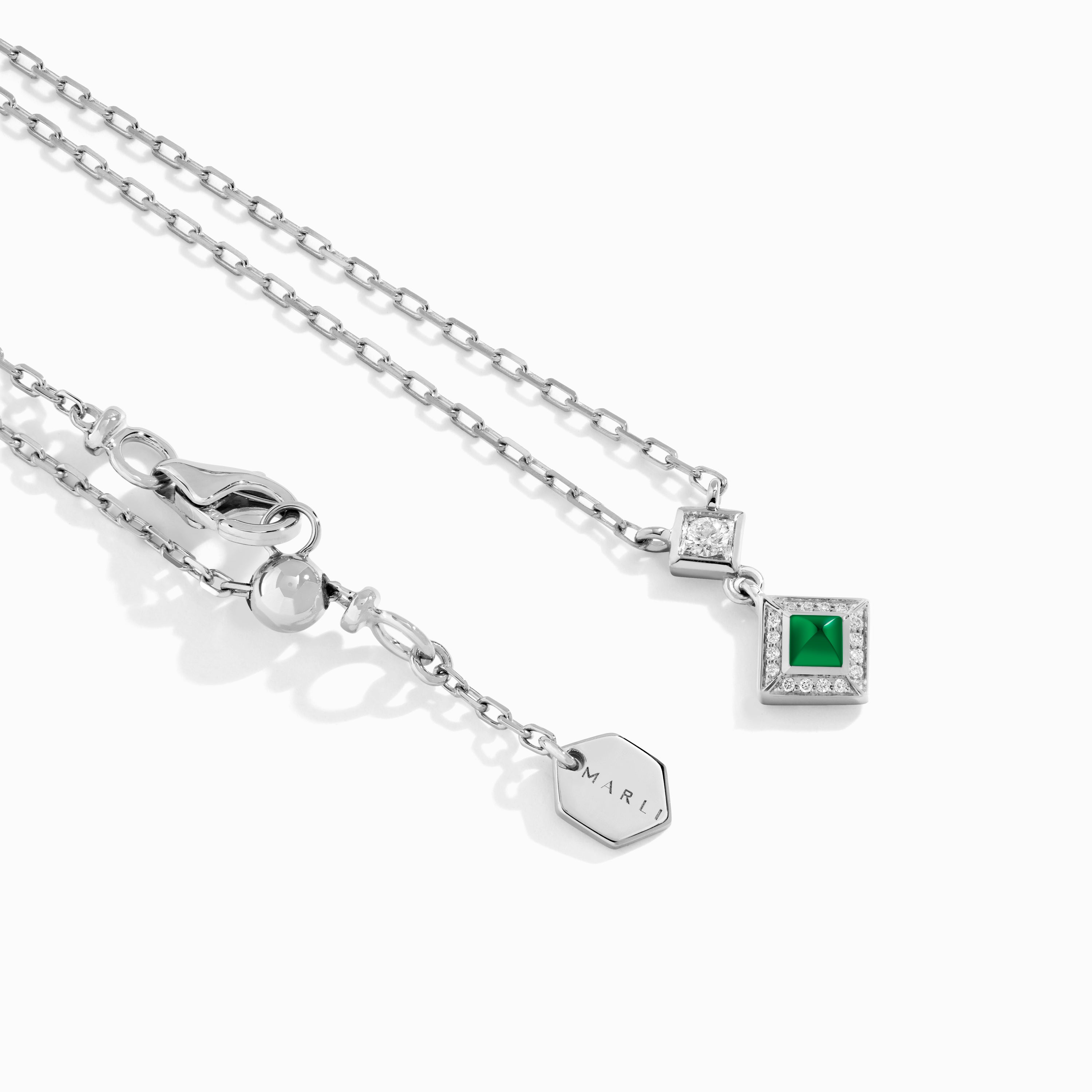 Cleo Lotus Pavé Pendant Necklace — фото 48