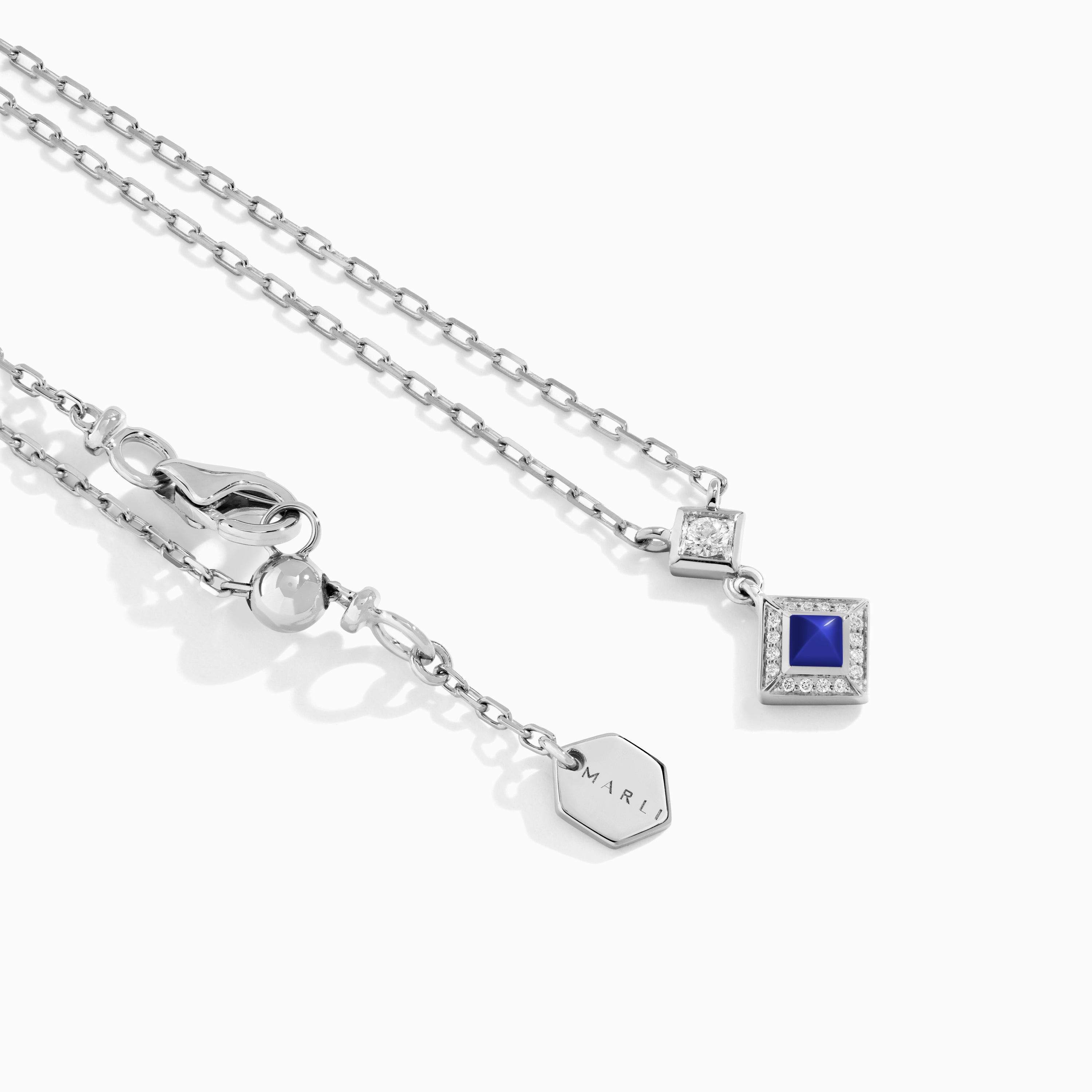 Cleo Lotus Pavé Pendant Necklace — фото 36