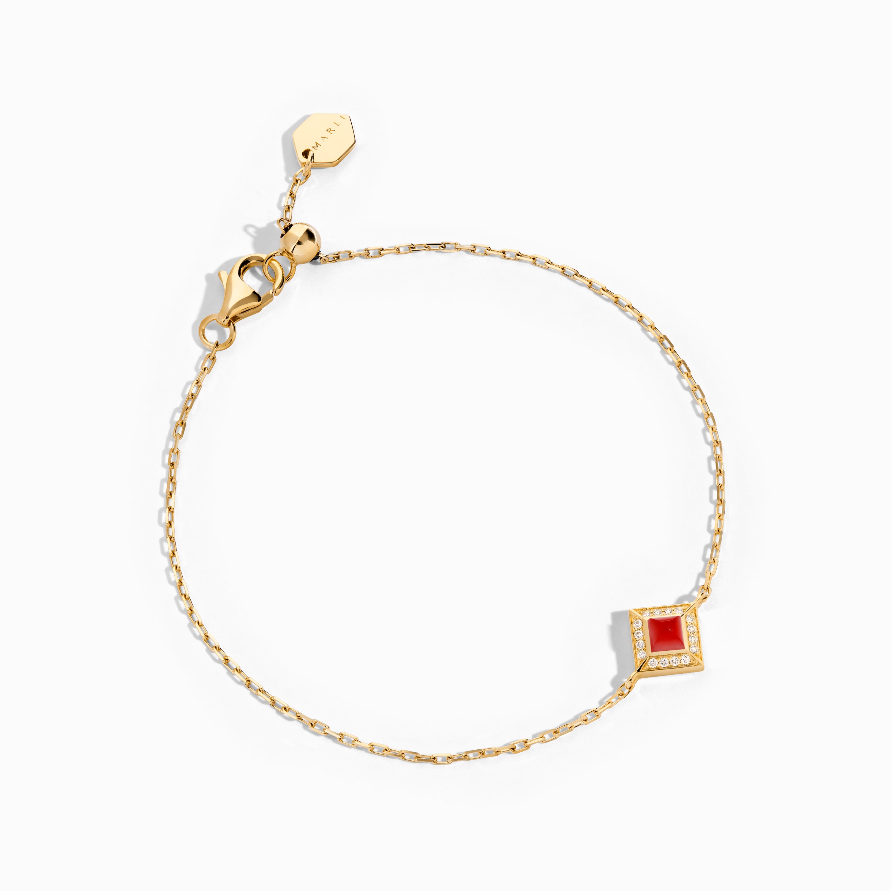 Cleo Lotus Pavé Chain Bracelet — фото 12