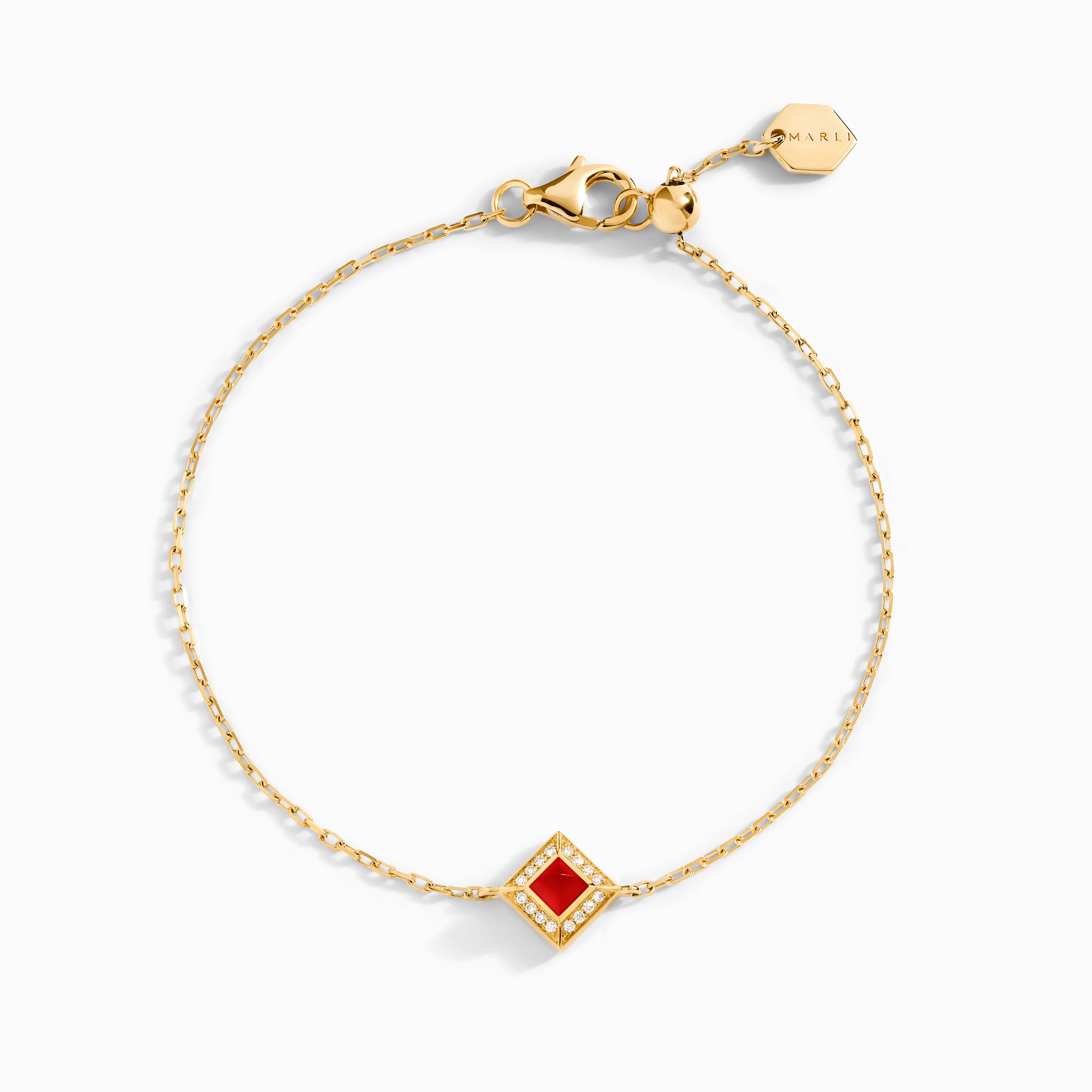 Cleo Lotus Pavé Chain Bracelet — фото 13