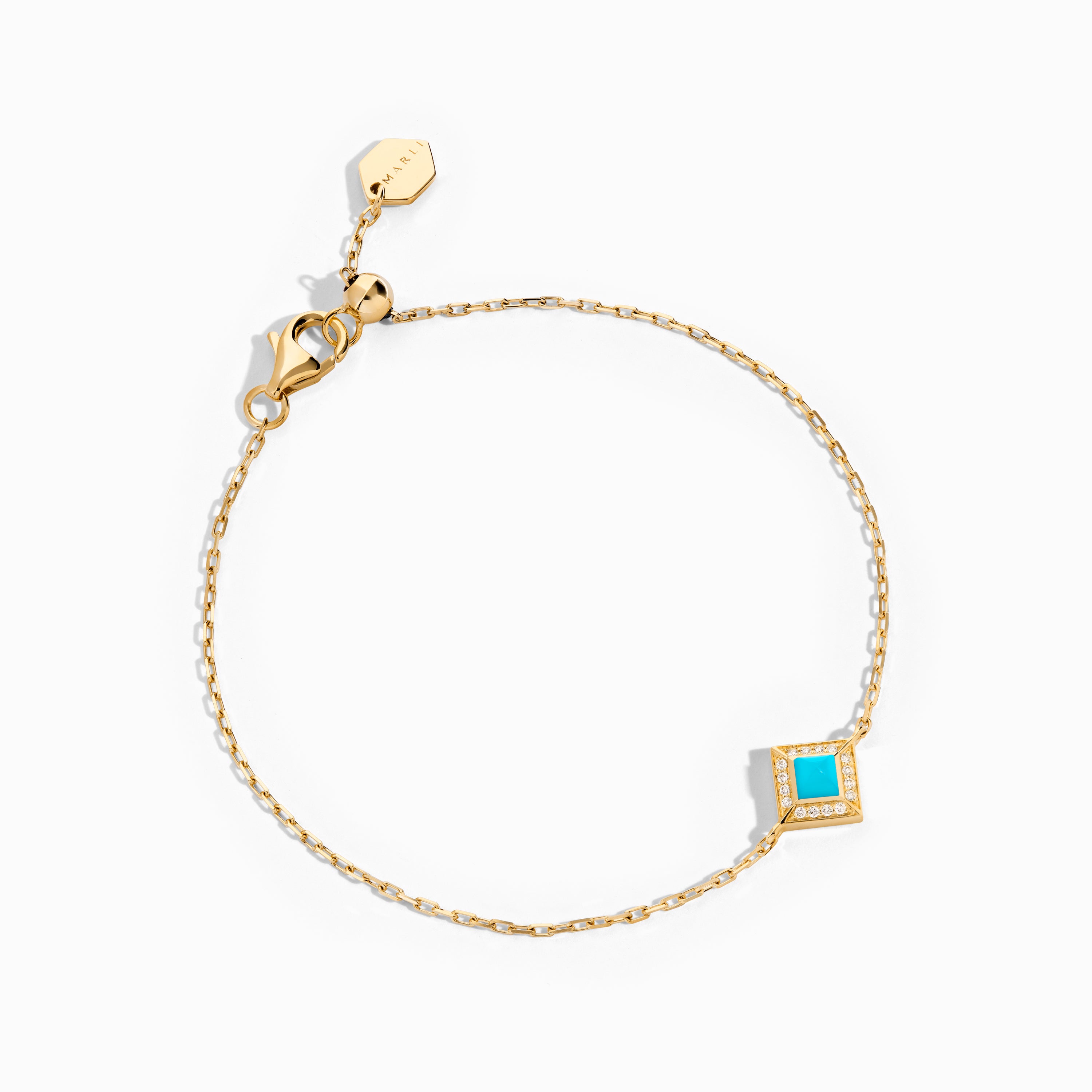 Cleo Lotus Pavé Chain Bracelet — фото 16