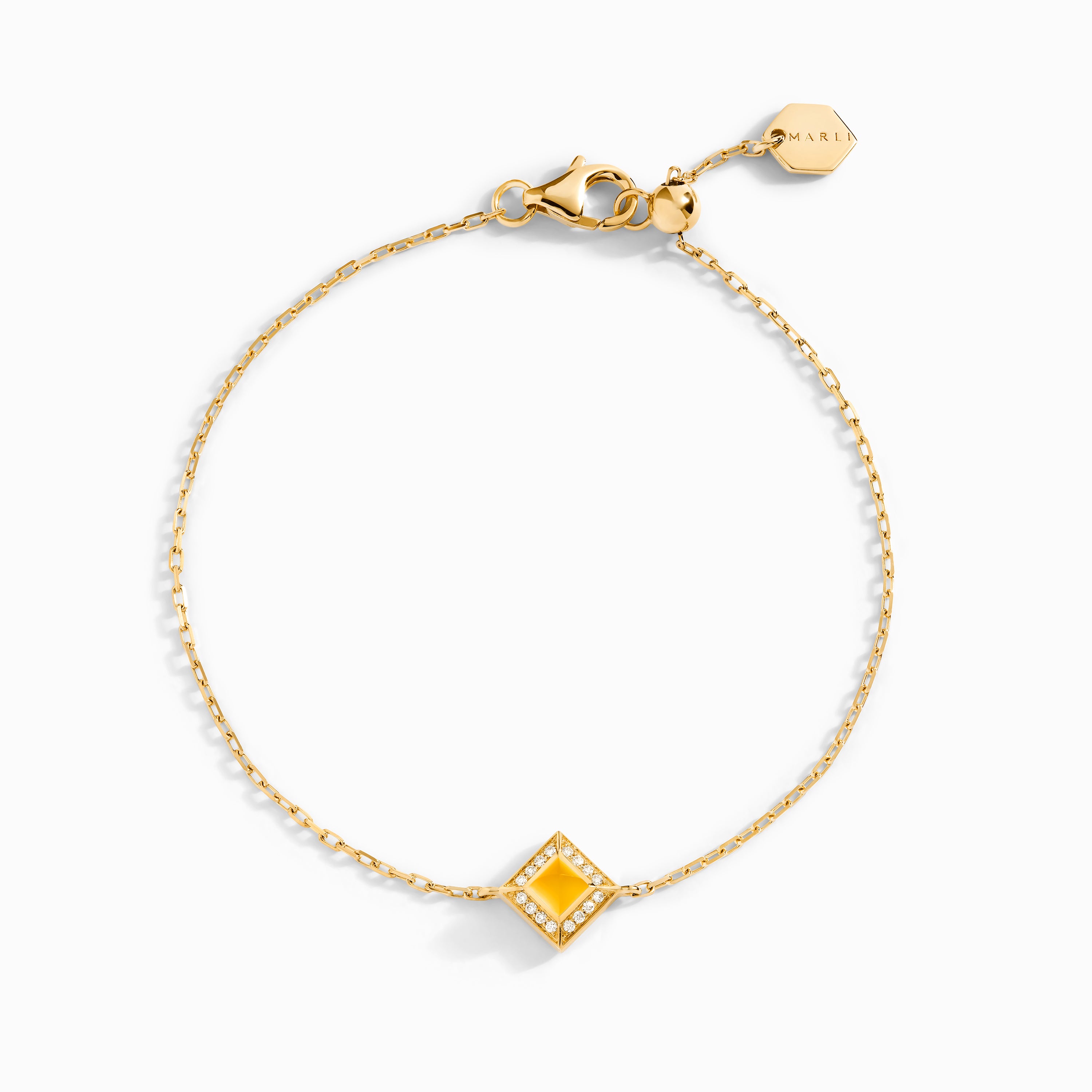 Cleo Lotus Pavé Chain Bracelet — фото 19
