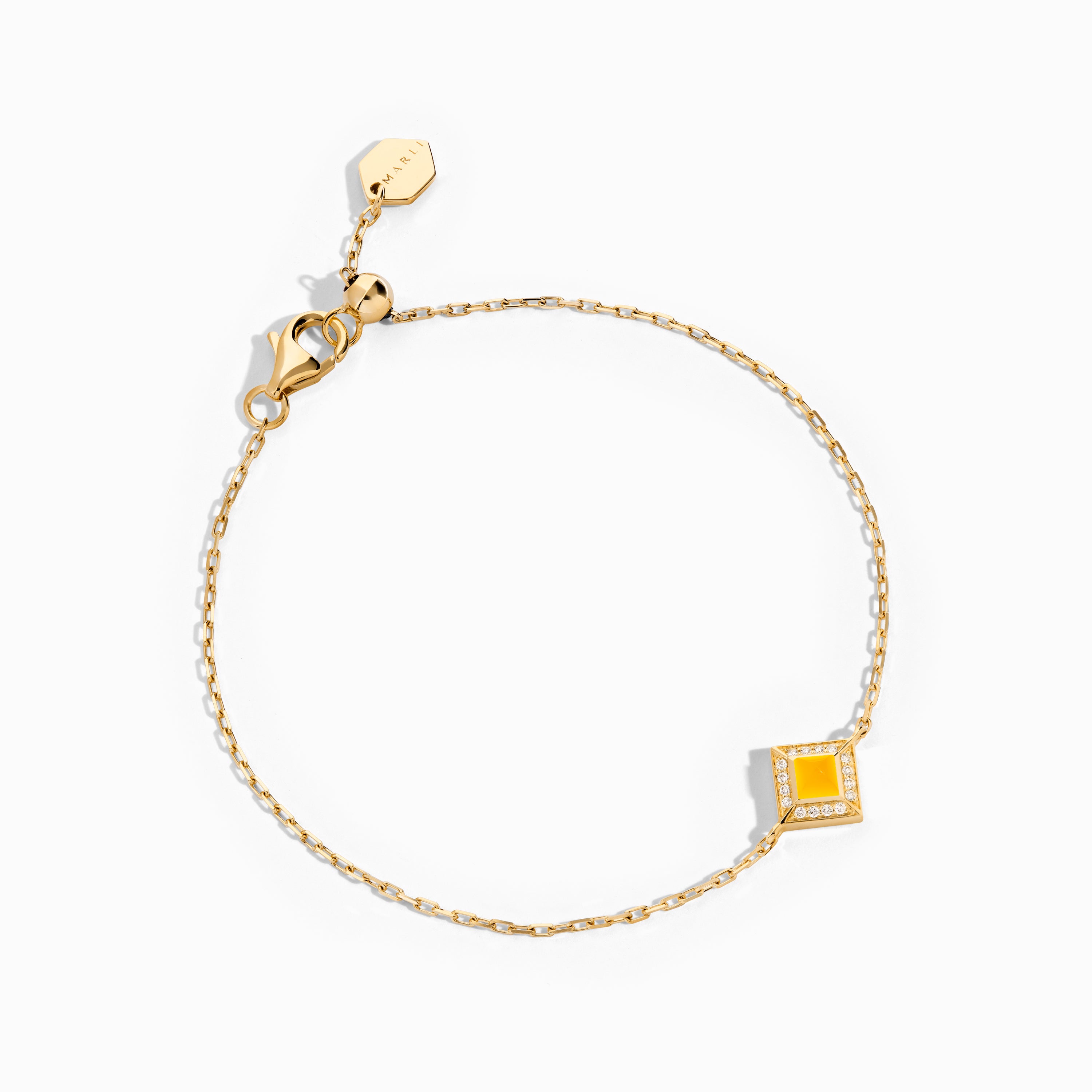 Cleo Lotus Pavé Chain Bracelet — фото 20