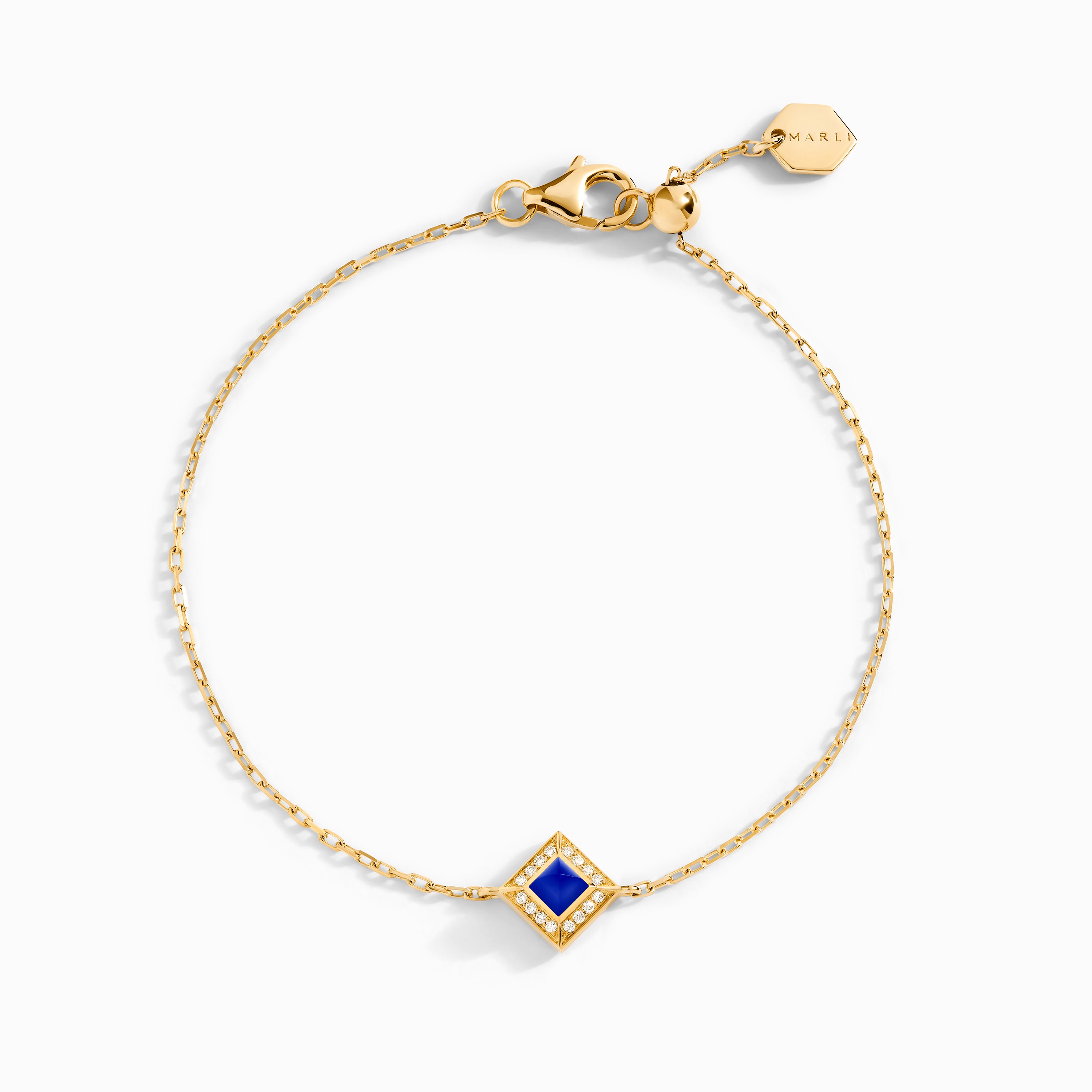 Cleo Lotus Pavé Chain Bracelet — фото 7