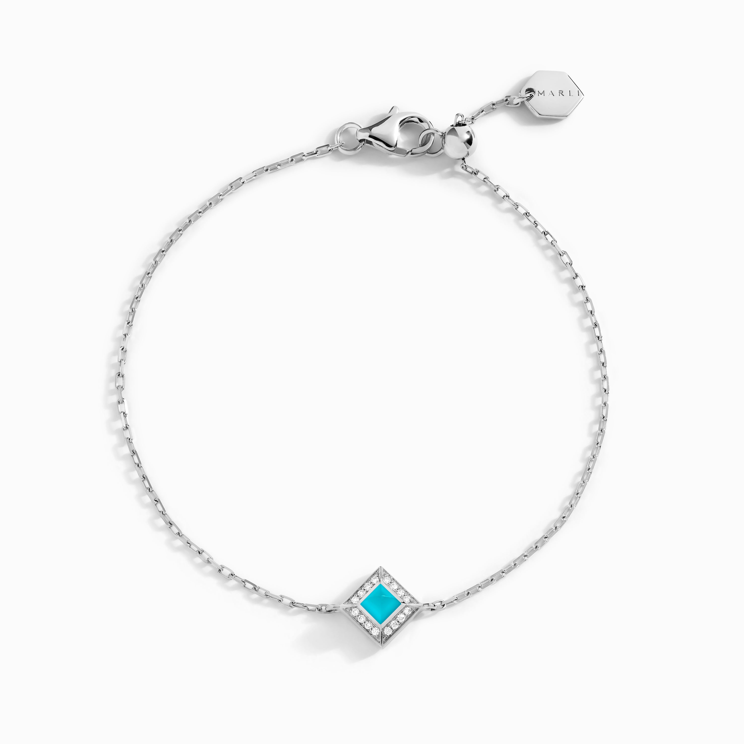 Cleo Lotus Pavé Chain Bracelet — фото 40