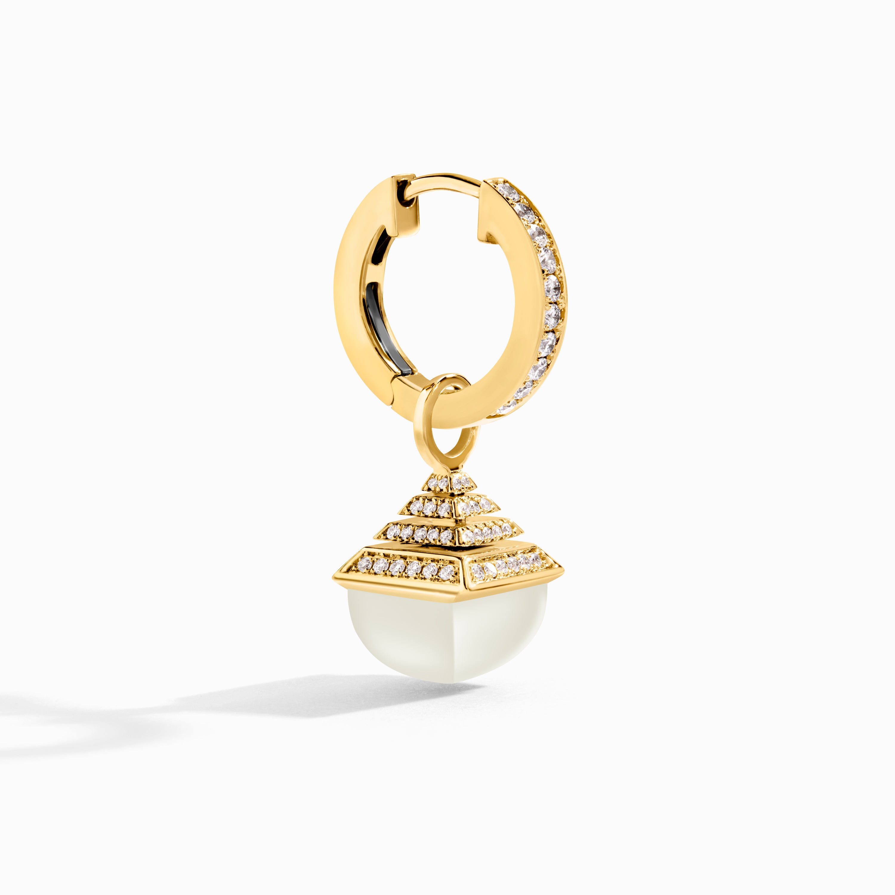 Cleo Rev Midi Diamond Drop Earrings — фото 15