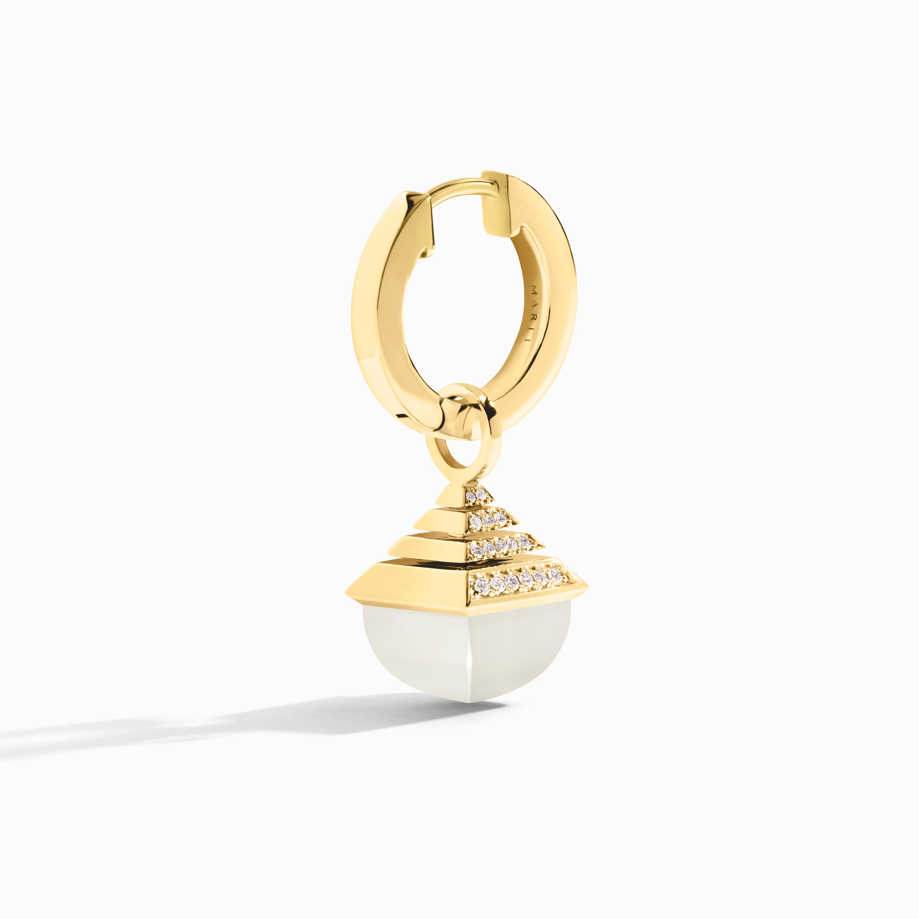 Cleo Rev Midi Diamond Drop Earrings — фото 16