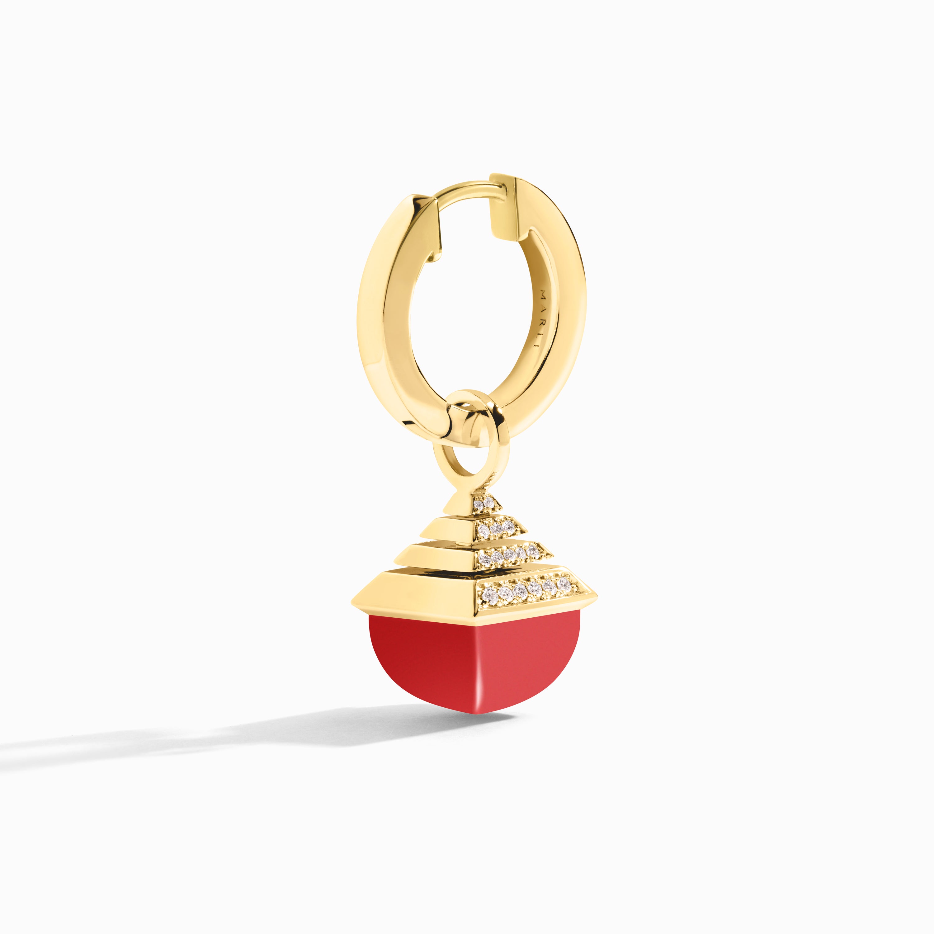 Cleo Rev Midi Diamond Drop Earrings — фото 28