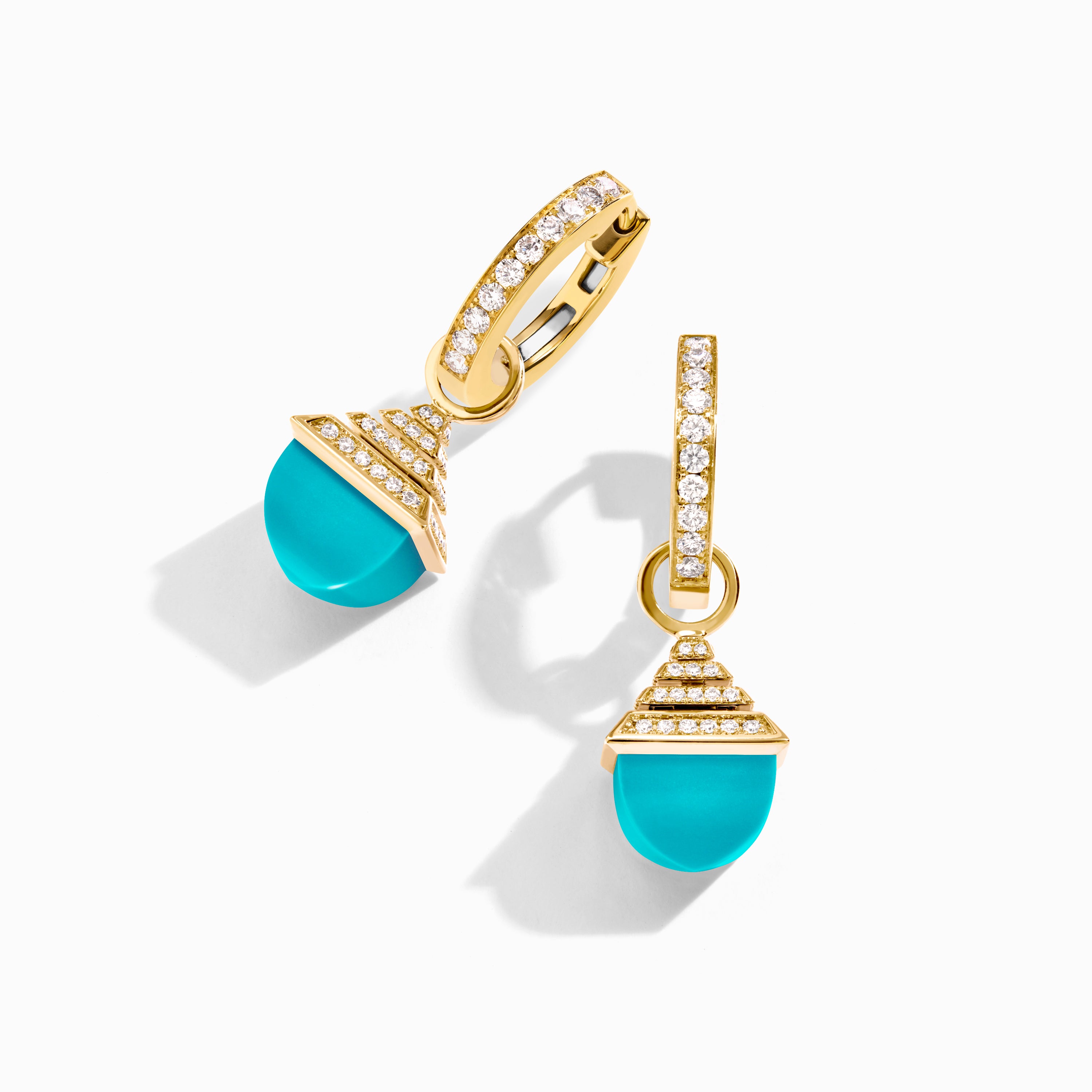 Cleo Rev Midi Diamond Drop Earrings — фото 29