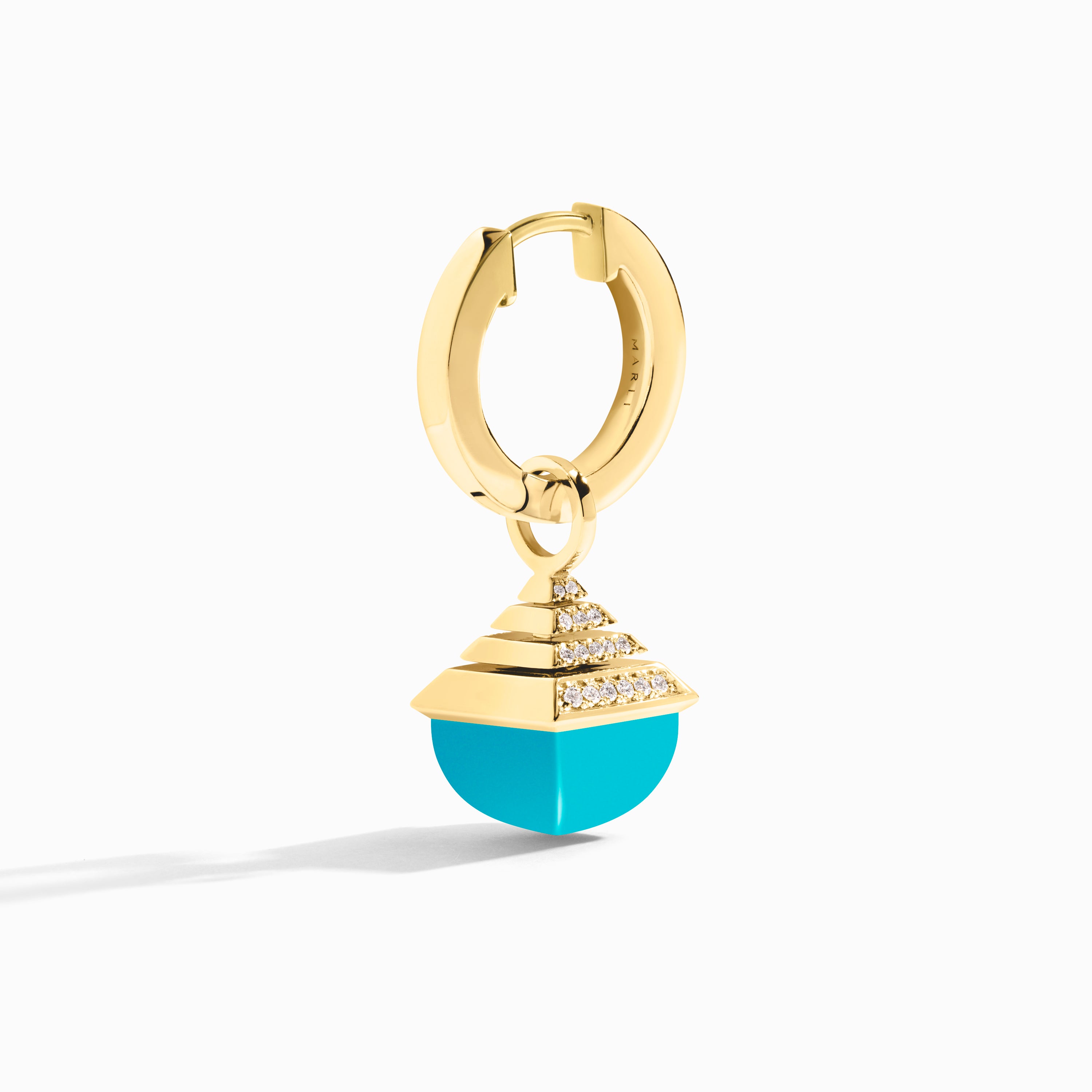 Cleo Rev Midi Diamond Drop Earrings — фото 31