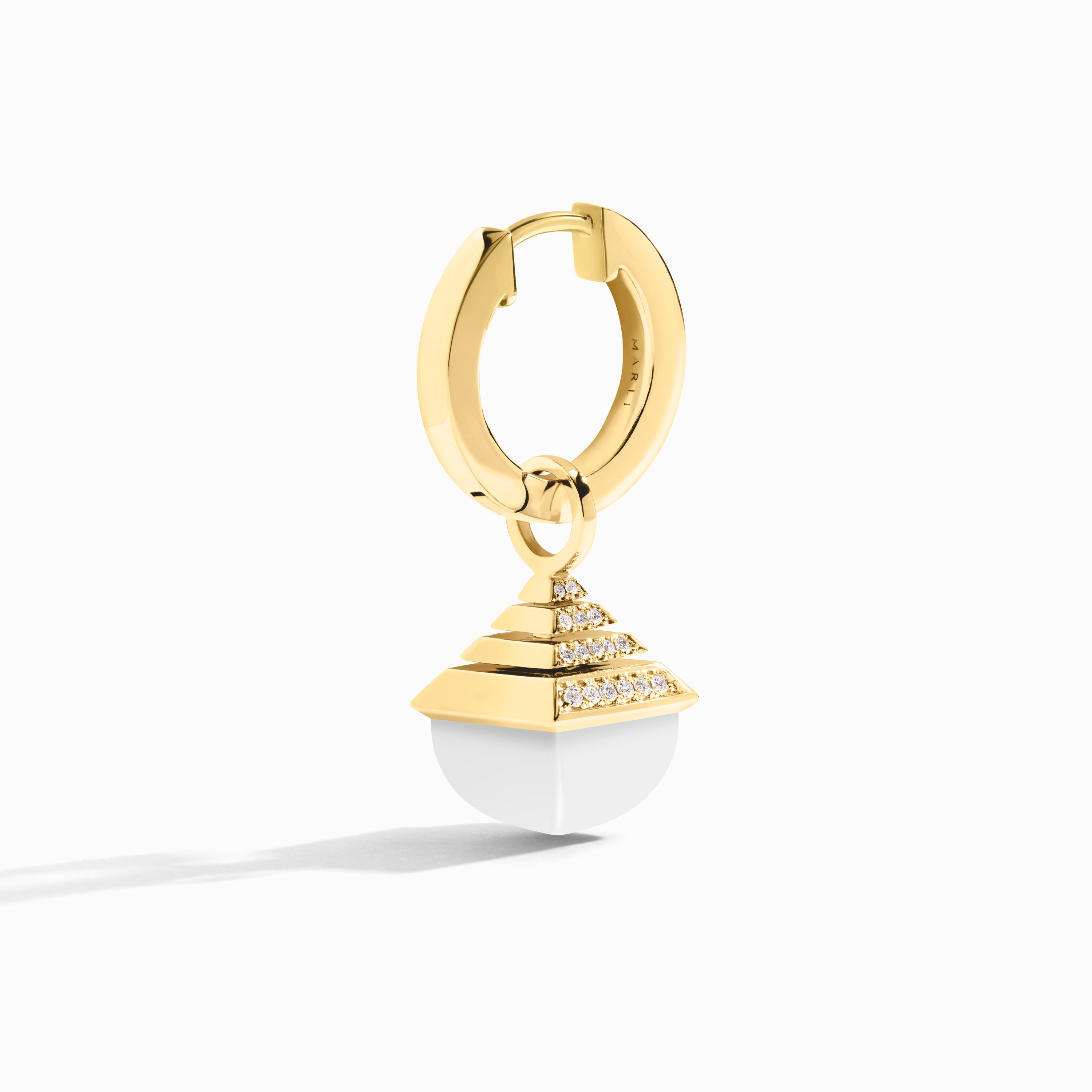 Cleo Rev Midi Diamond Drop Earrings — фото 35