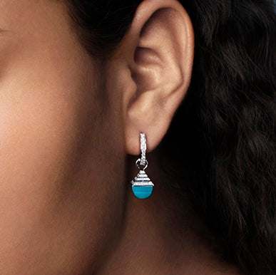 Cleo Rev Midi Diamond Drop Earrings — фото 4