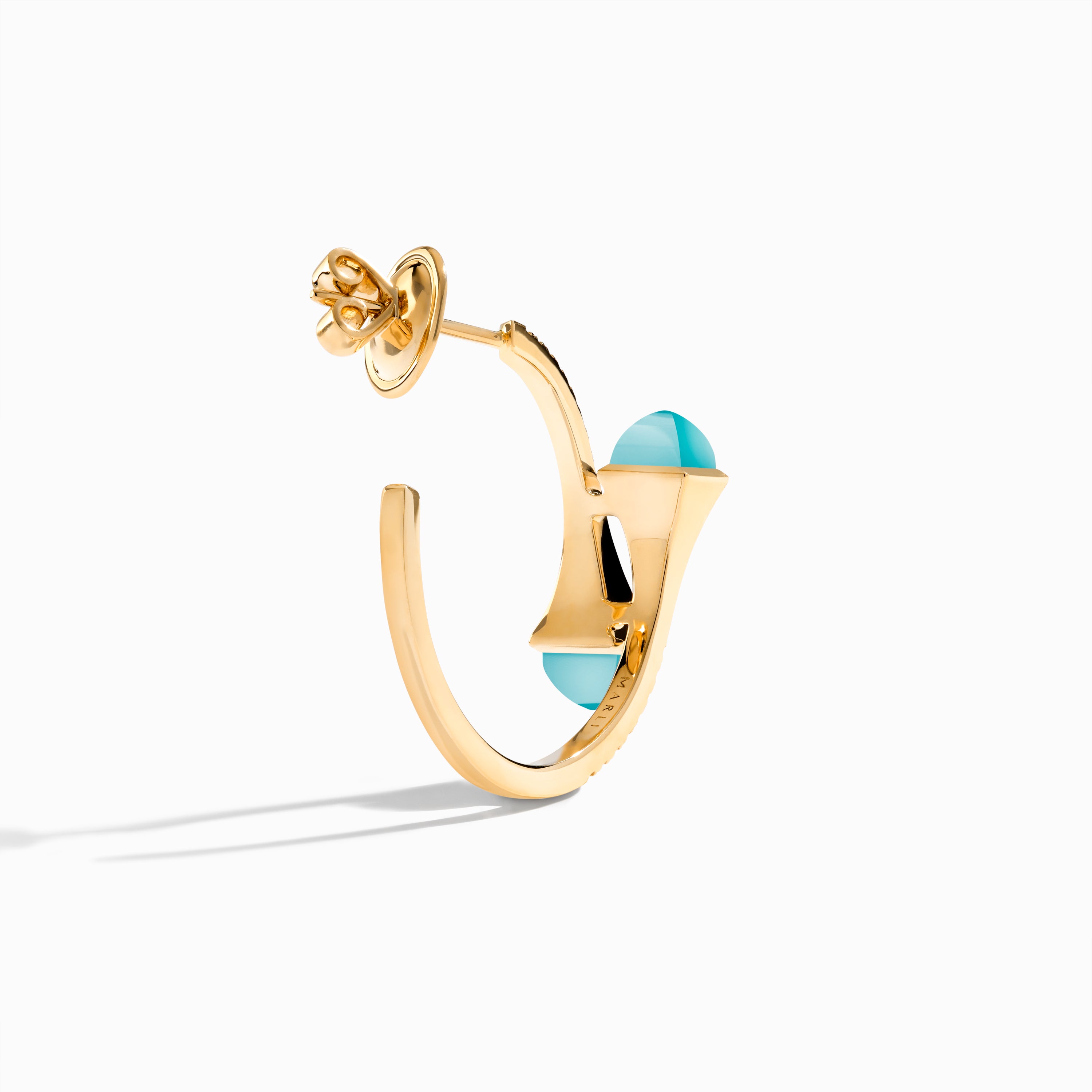 Cleo Diamond Small Hoop Earrings — фото 10